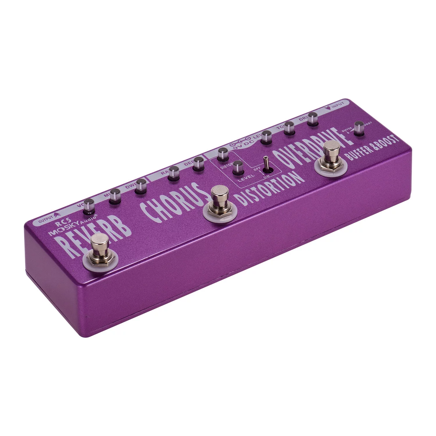 Effect Pedal,Pedal Buffer Metal 6-in-1 Pedal Buffer Rc5 Buffer Metal Shell Eryue Huiop Buzhi