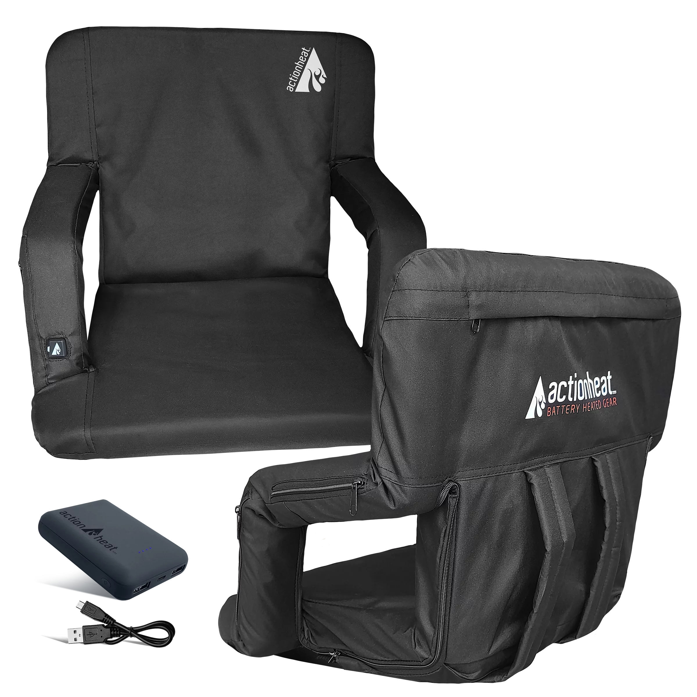 ActionHeat Heated 5V Folding Bleacher Seat