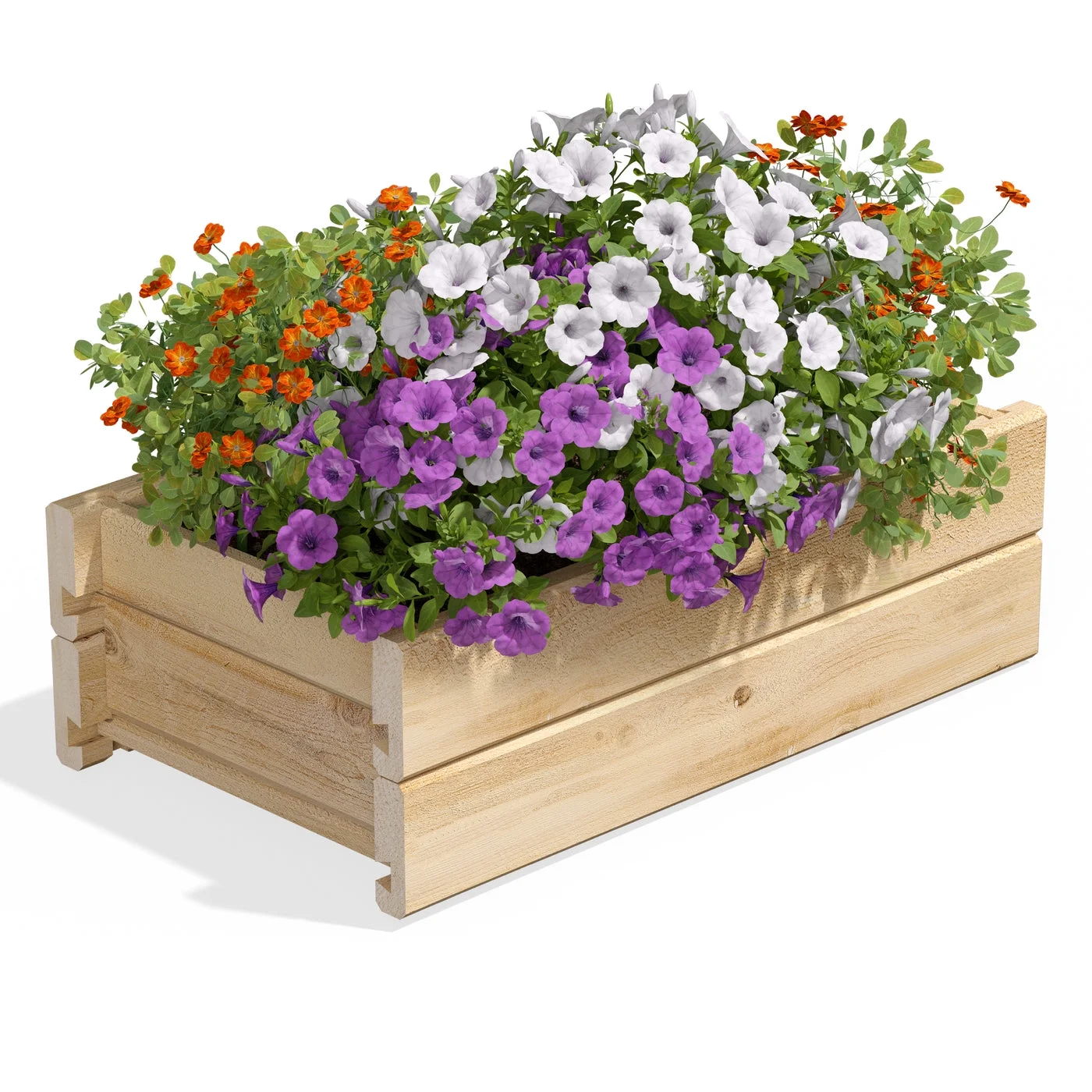Greenes Fence 21 in. x 11 in. x 7 in. Cedar Wood Planter Box with Rail Mount Brackets
