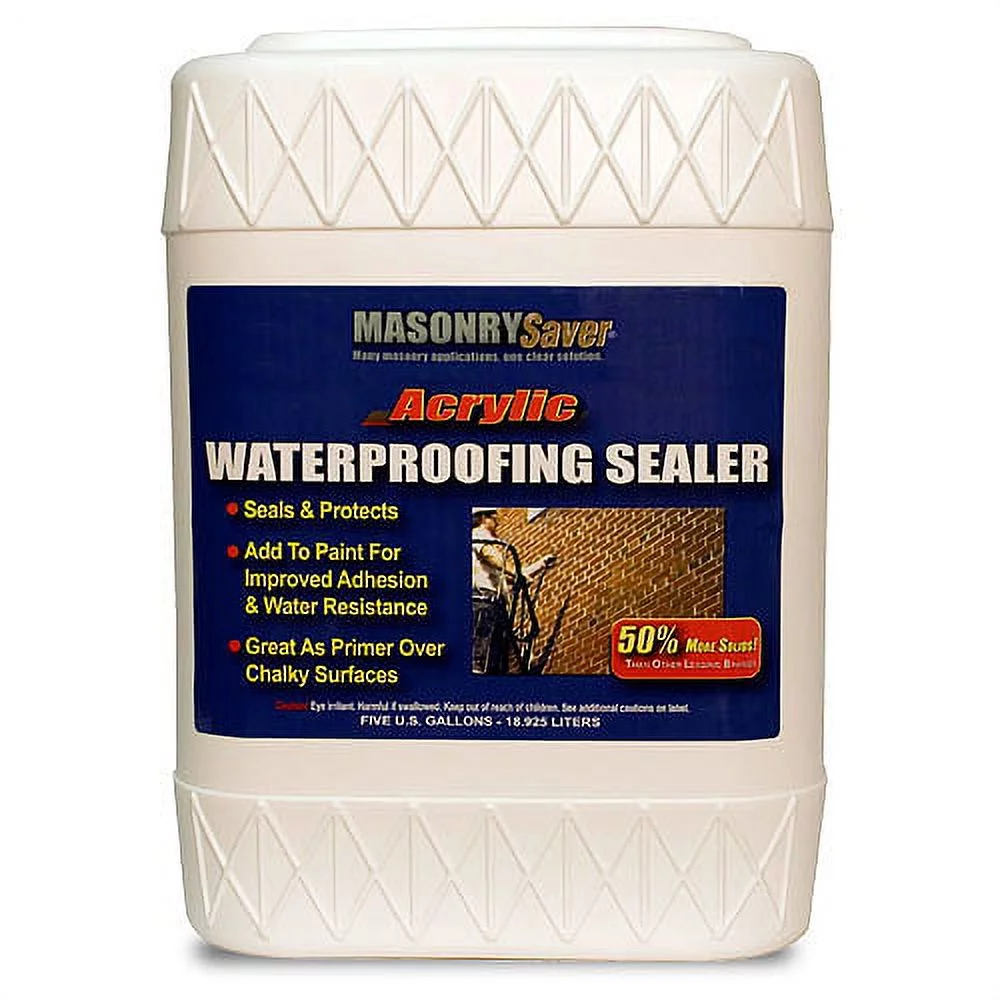 MasonrySaver Acrylic Waterproofing Sealer 5gal