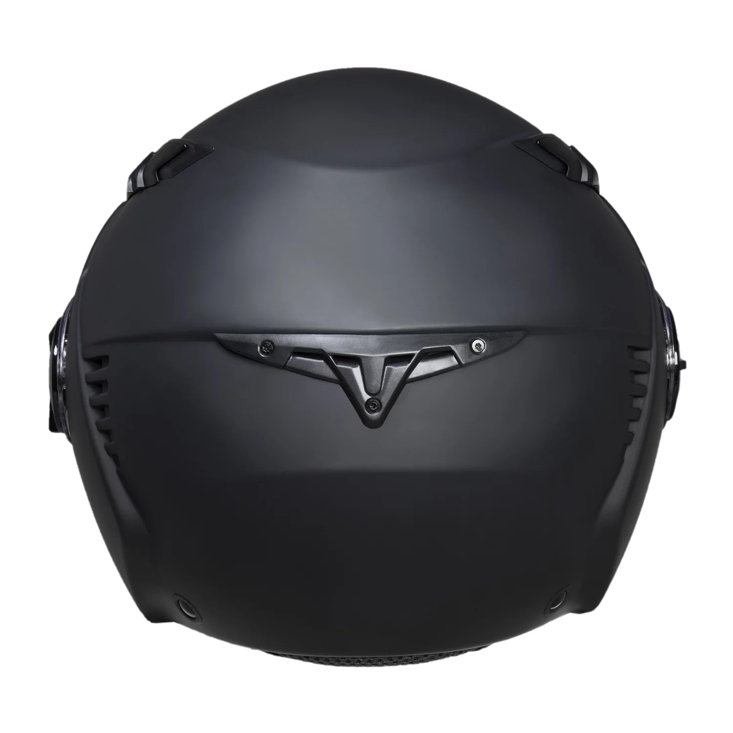 Fulmer, 3500624, Adult Open Face Helmet w/Shield DOT Approved 350 Viva - Matte Black, L
