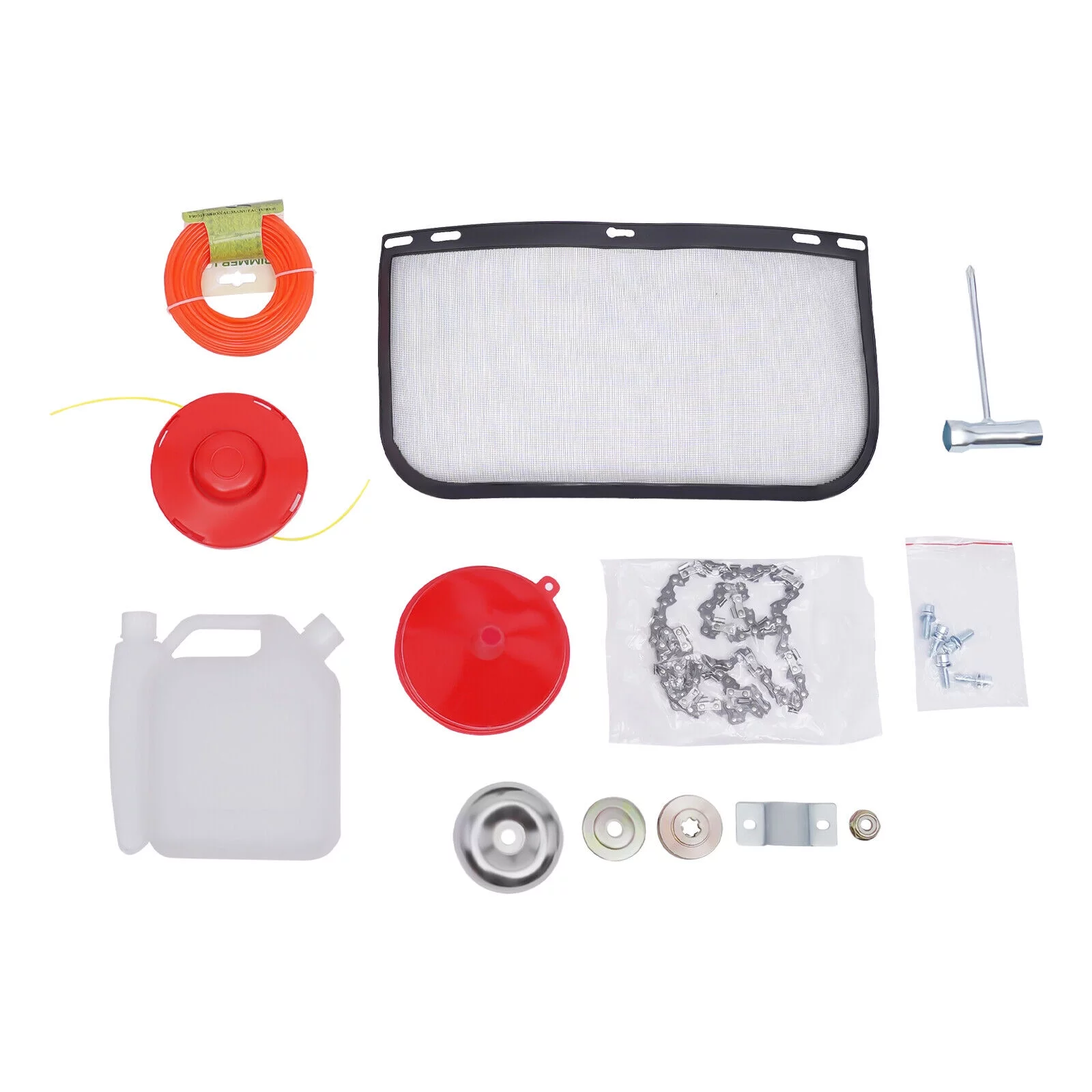 4in1 51.7CC Gas Pole Saw Brush Cutter Gas Hedge Trimmer CG520,2-Stroke