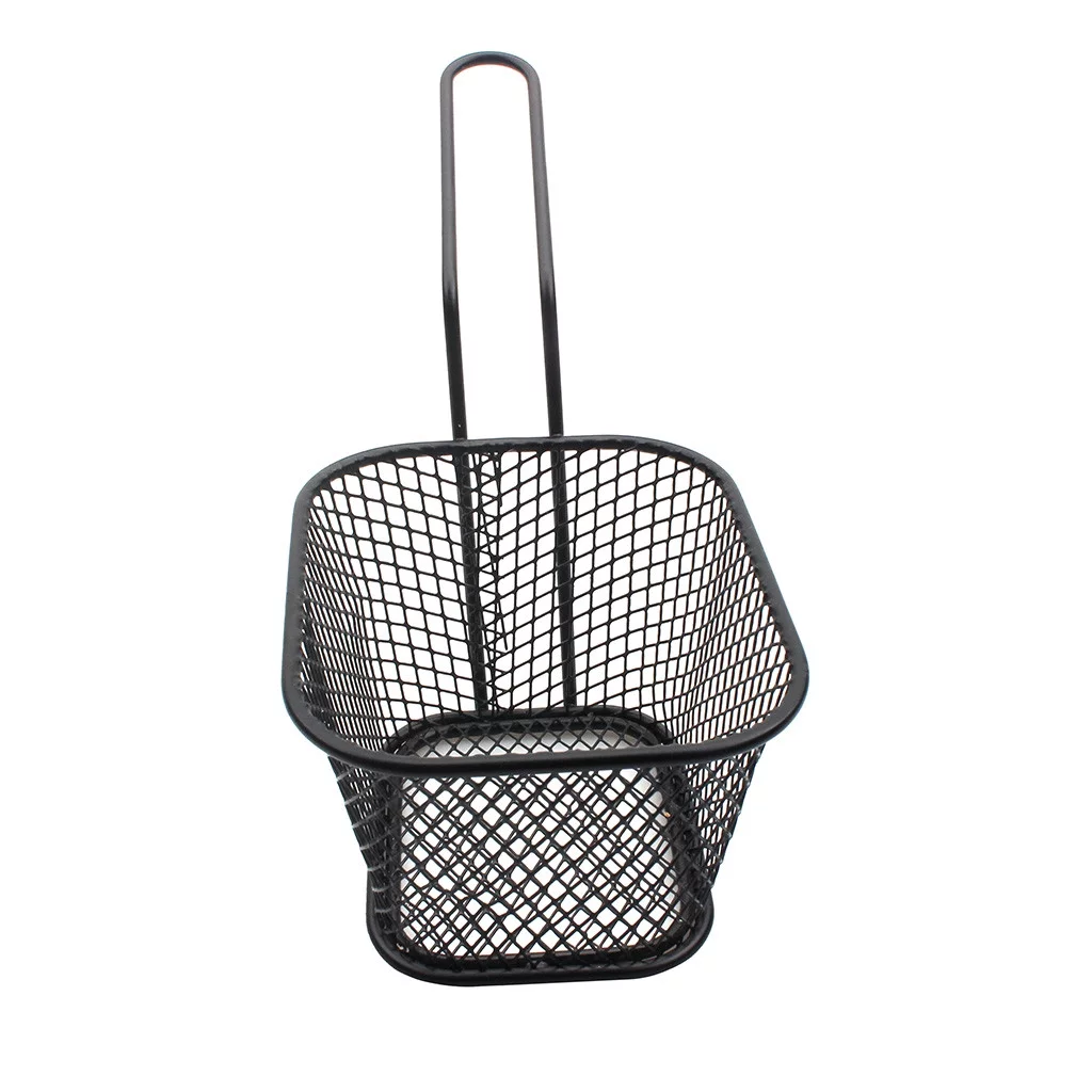 Electroplate Stainless Steel Mini Frying Net Square Block Mesh Kitchen Tools Utility Tool