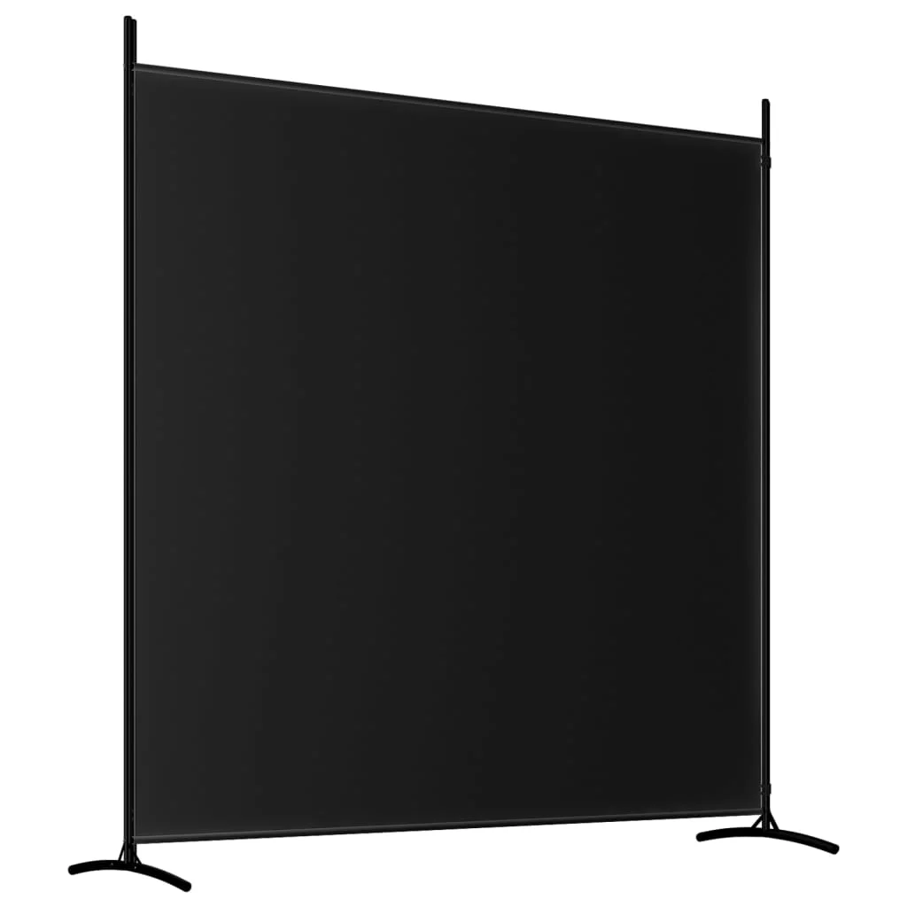 Anself 2-Panel Room Divider Black 137
