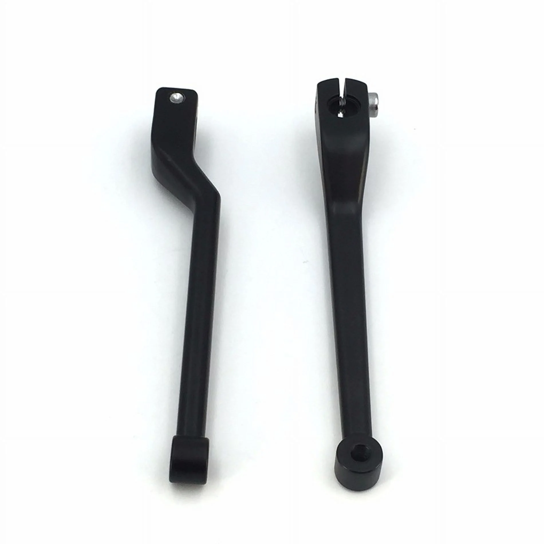 HTT Motorcycle Matte Black 2 PCs Billet Aluminum Heel/Toe Shift Lever Gear Shift Foot Lever For Harley FL Softail Touring Trike FLST FLT FLHT Road King Street Glide CVO