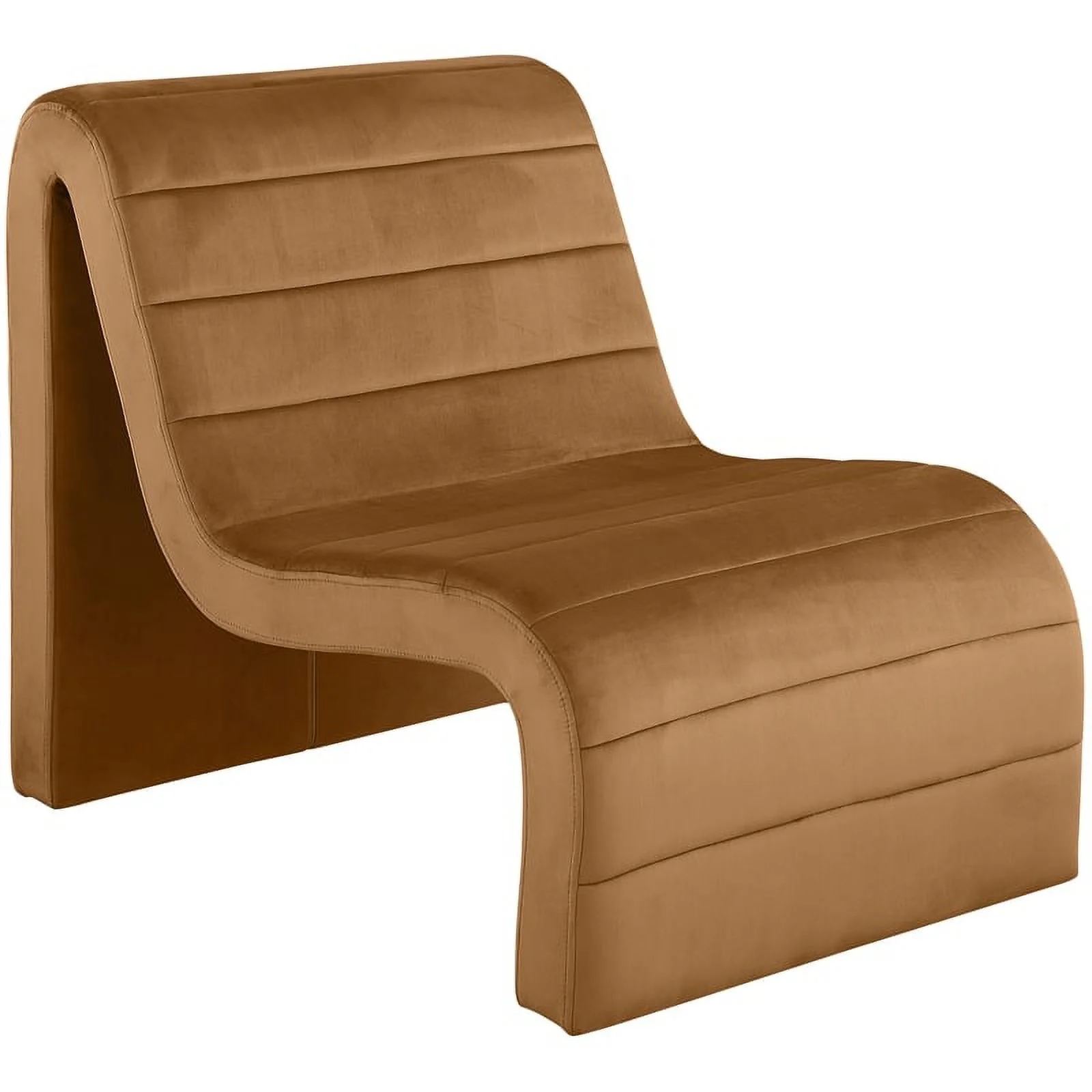 Meridian Furniture Ivy Saddle Velvet Accent Chair