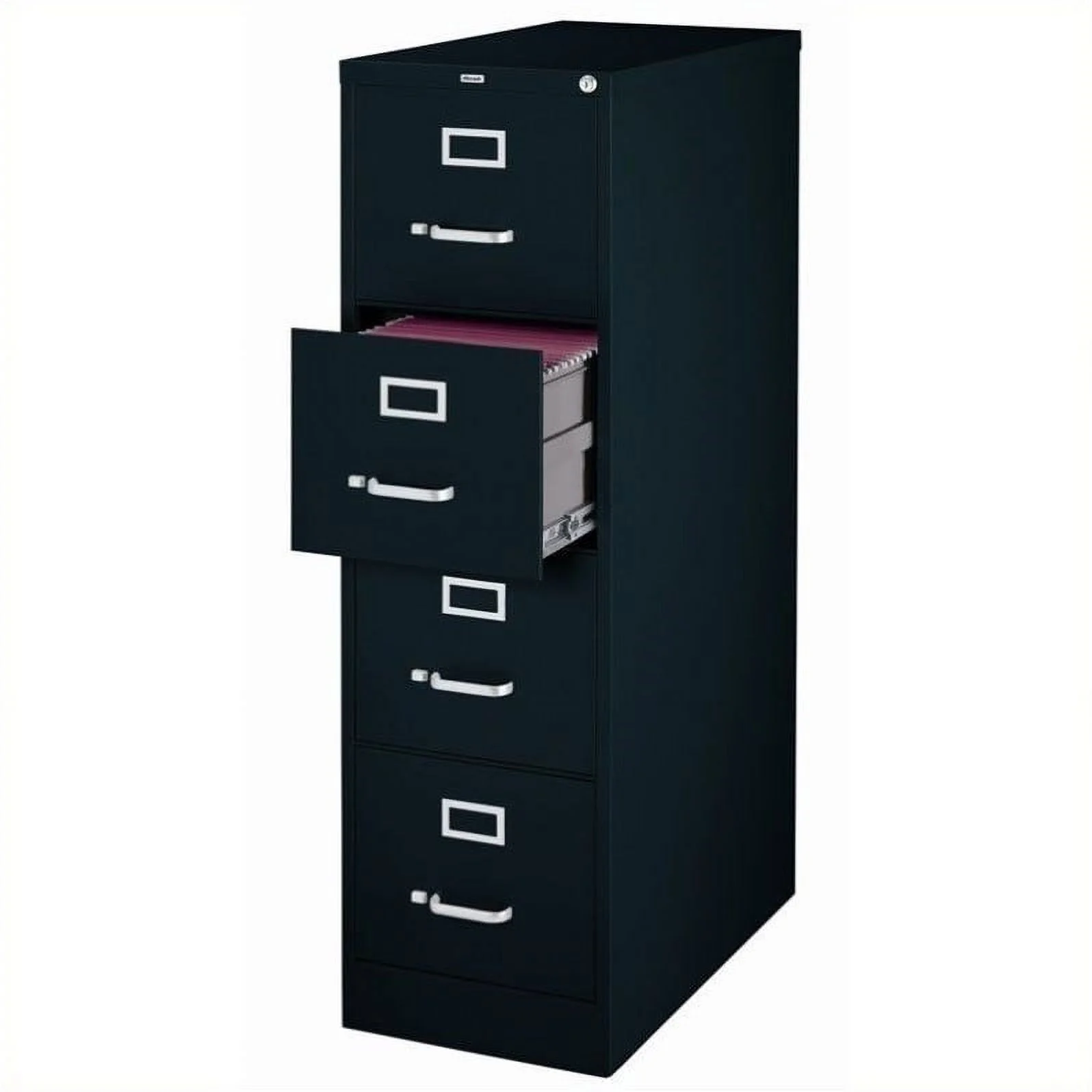 2 Piece Value Pack 4 Drawer and Mobile 2 Drawer File Cabinet in Black