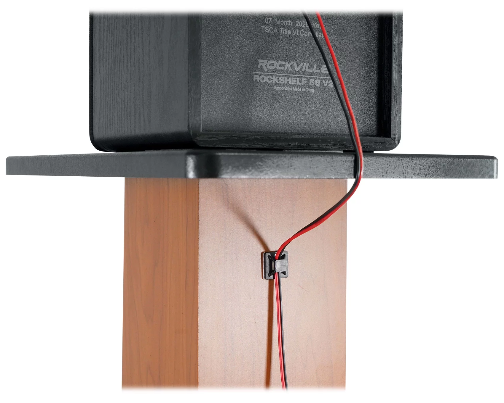 2) Rockville SS36C Classic Wood Grain 36