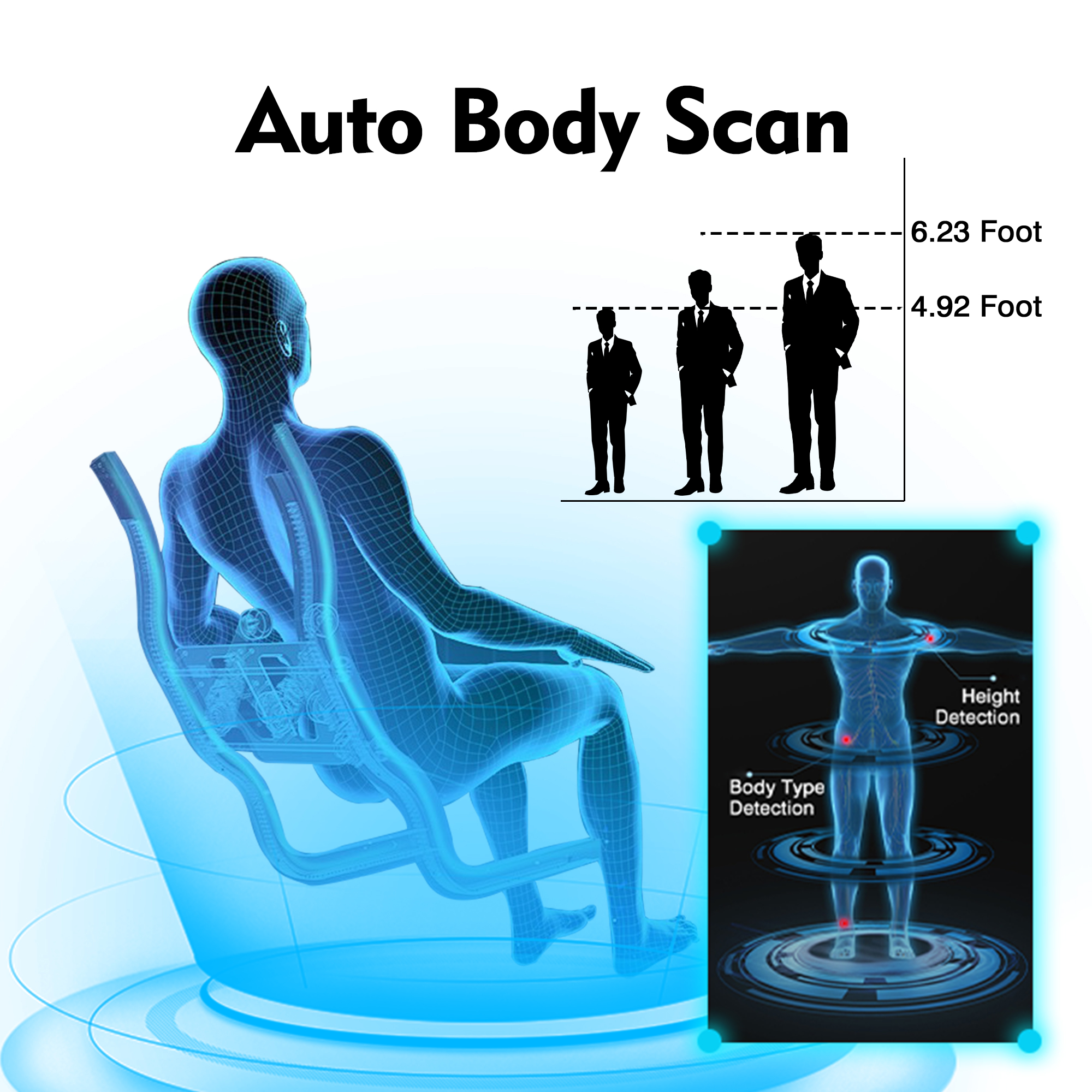 KOLLECKTIV Massage Chair Full Body Zero Gravity 4D SL Track Yoga Stretching, AI Voice, Black