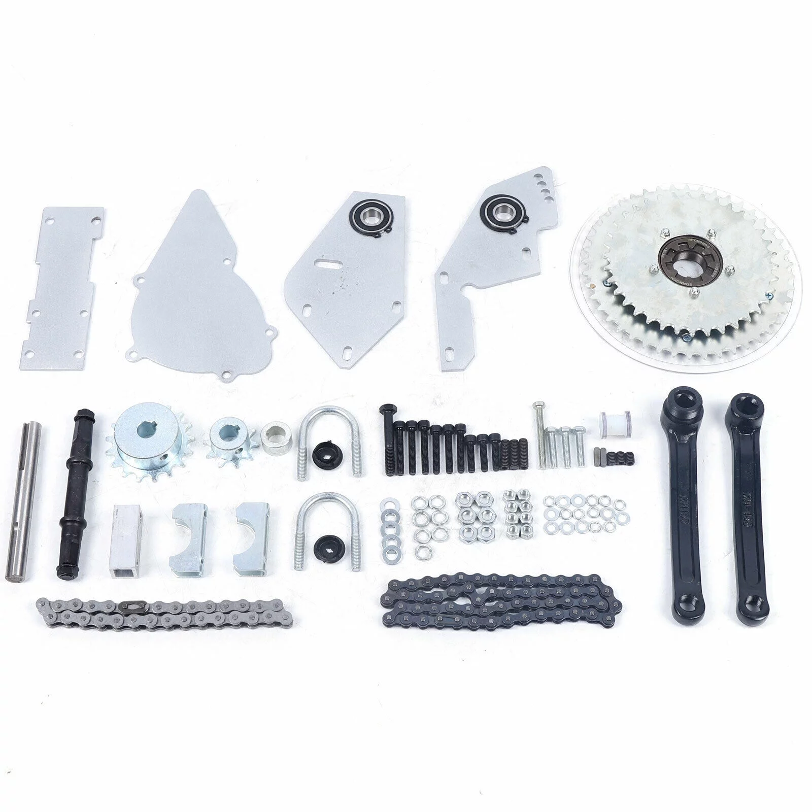 Jackshaft Kit 100CC 2-Stroke Motor Petrol Gas Engine Kit Full Set For Motorized Bicycle Bike