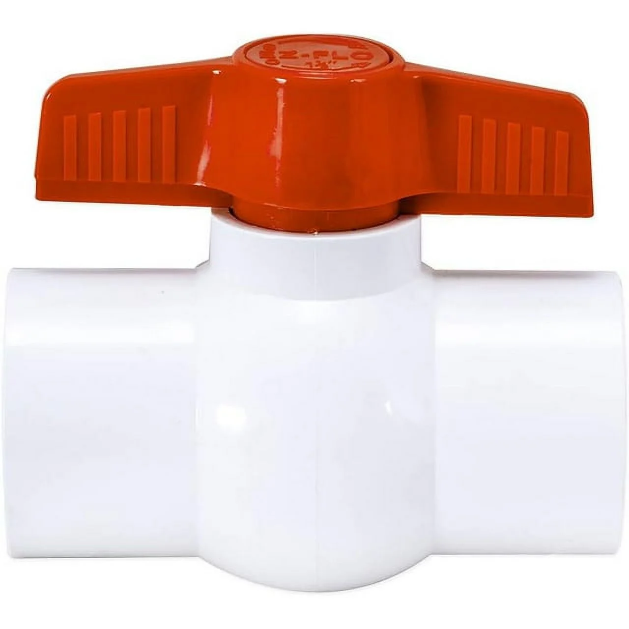 1-1/2 Inch Slip Schedule 40 PVC Quarter Turn Ball Valve, Brass Plumbing Fitting