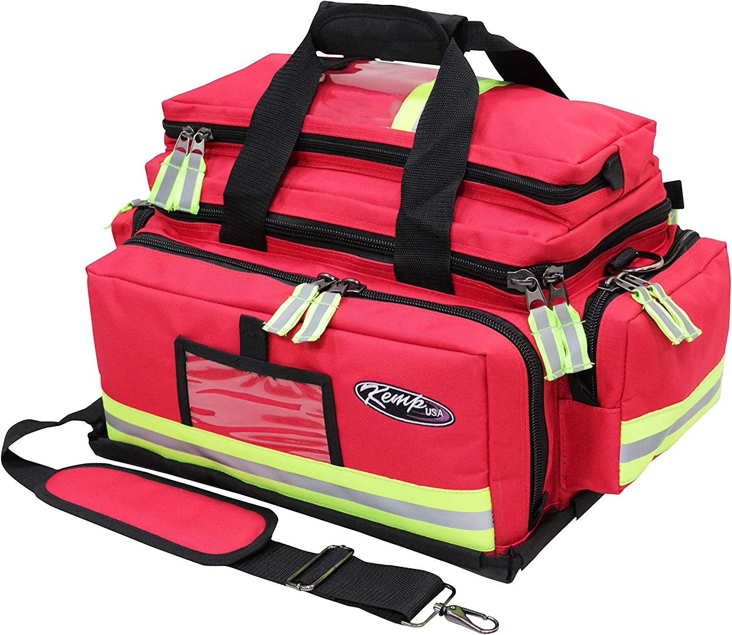 Kemp USA Large Trauma EMS Bag | Survival Gear for Emergency Response Professionals, EMTs, and First Responders | Emergency Medical Bag for First Aid EMT Kit and Trauma Kit