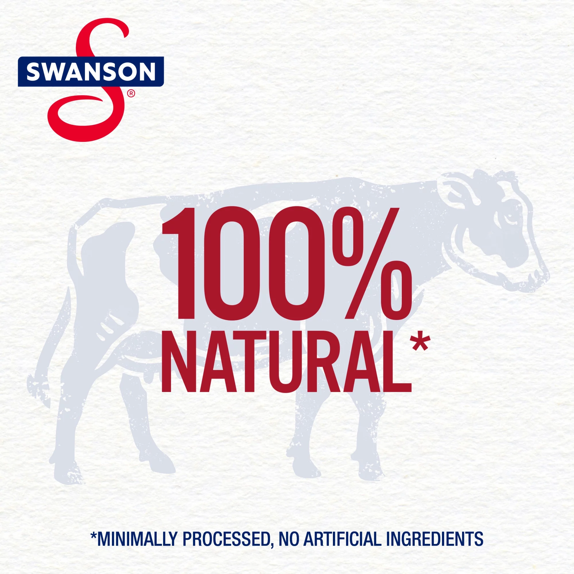 Swanson 100% Natural Unsalted Beef Stock, 32 oz Carton