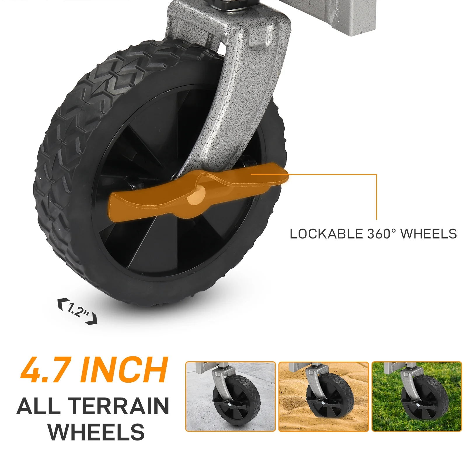 Collapsible Folding Wagon Cart,Kepeak Heavy Duty Utility Beach Wagon Cart with Wheels Foldable, 220LBS Large Capacity Foldable Grocery Wagon, Black(29.33 x 17.13 x 33.46)