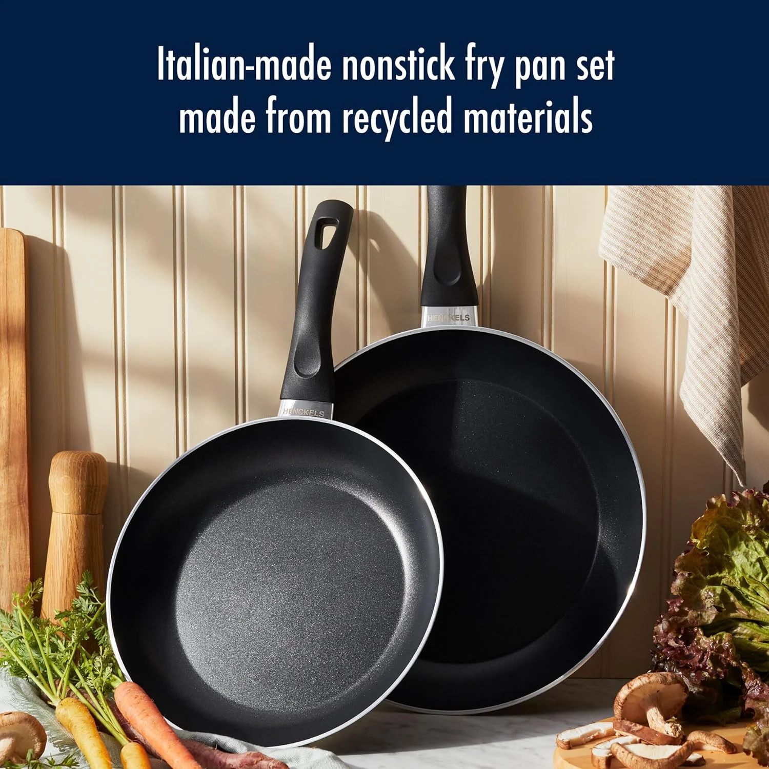 Henckels Everlift 2-Piece Nonstick Frying Pan Set, 10-inch and 12-inch frying pan