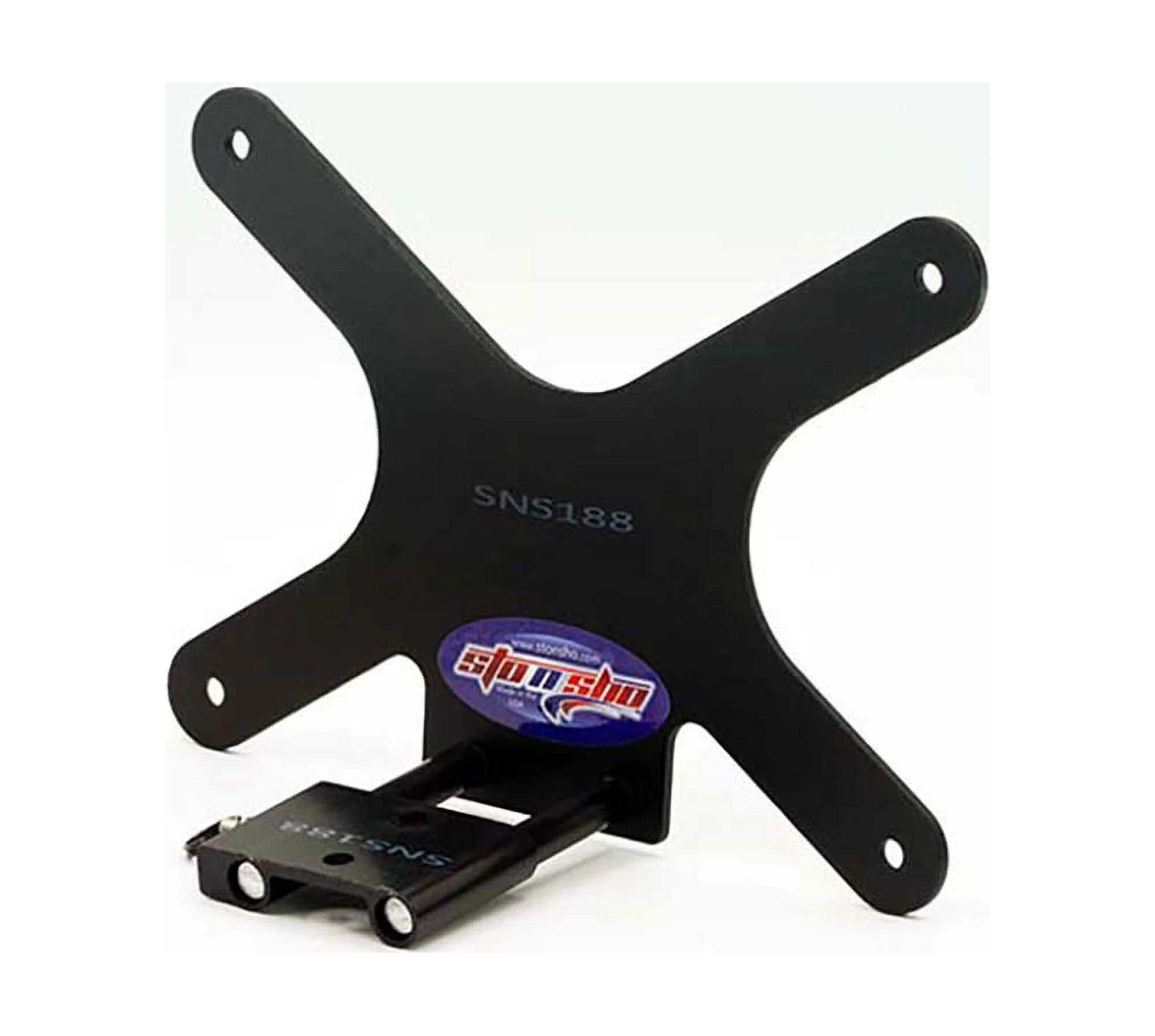 STO N SHO Front License Plate Bracket Compatible with 2019-2023 Cayenne/Cayenne S (except Turbo GT) without ACC(SNS188)