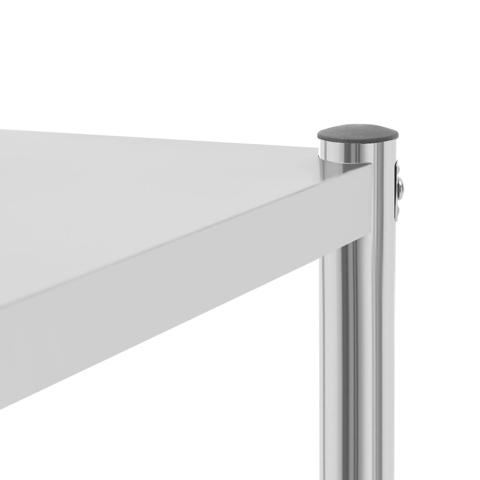 Commercial Stainless Steel Kitchen Prep Table Double Overshelf - 150*30*60cm/ 59*12*23.62in