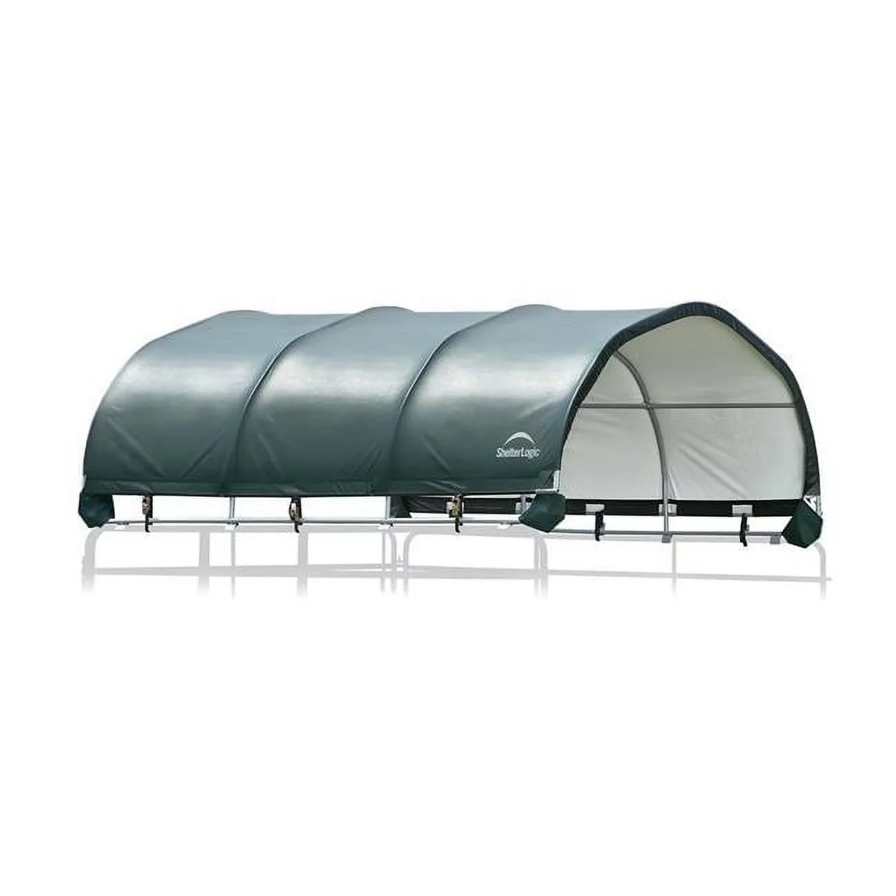 ShelterLogic  Corral Shelter Powder Coated - Green