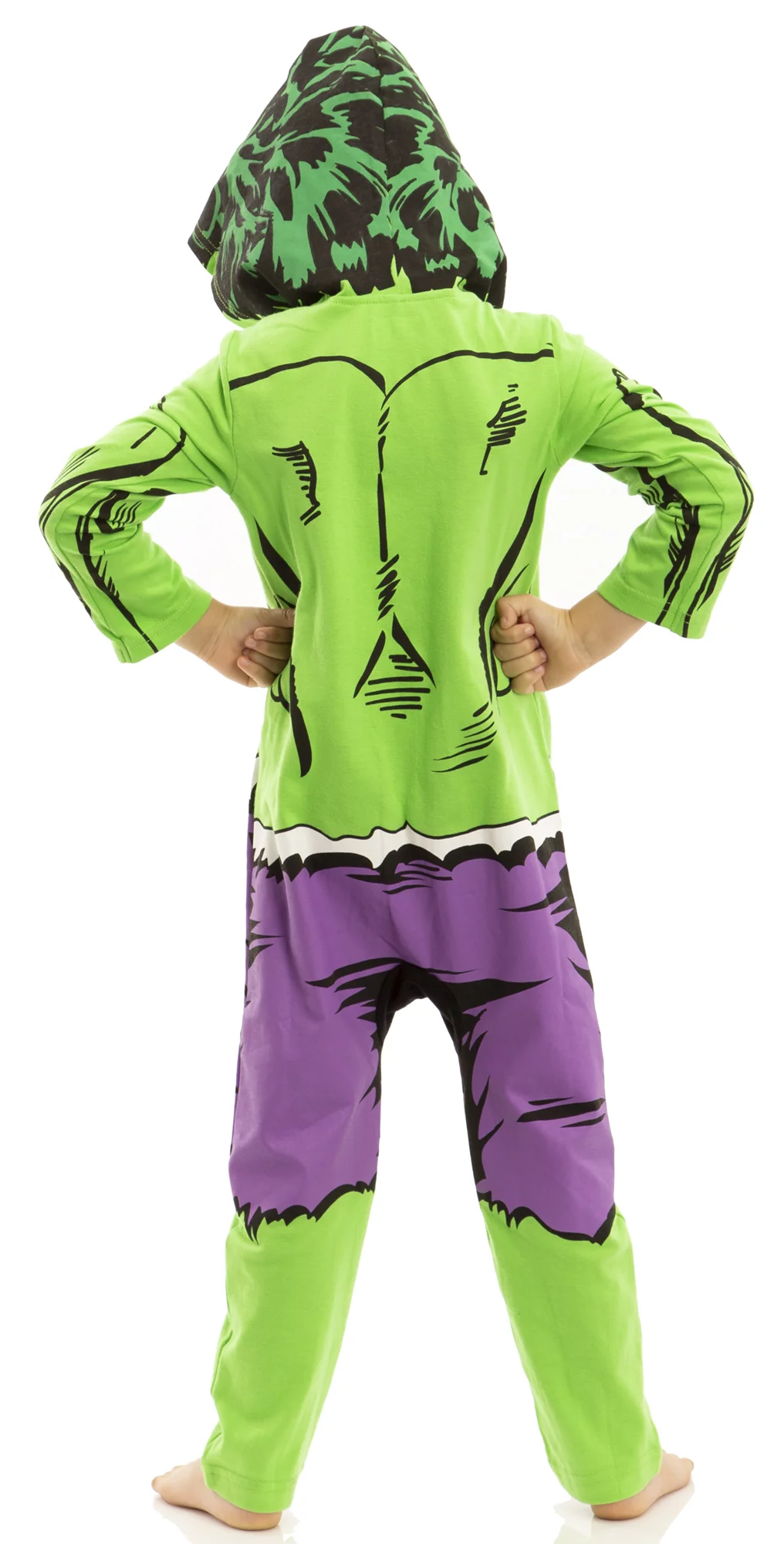 Marvel Avengers The Incredible Hulk Baby Boys Costume Coverall Hooded 6-9 Months