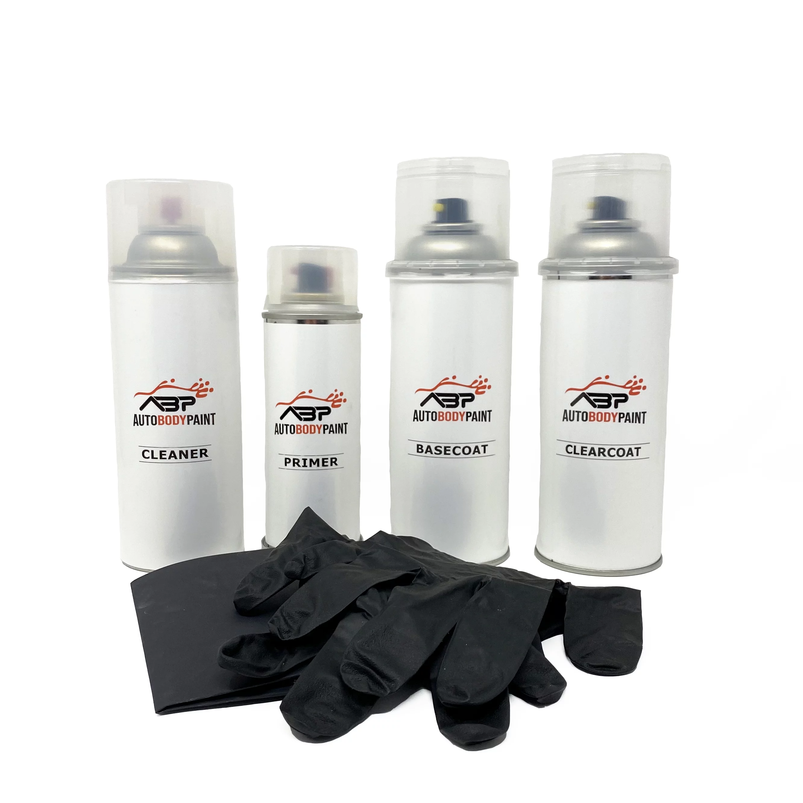 ABP Repair Paint Basecoat, Clearcoat (1K), Primer (1K) and Prep Kit Compatible With Classic Silver Metallic Toyota Rav4 || Code: 1F7