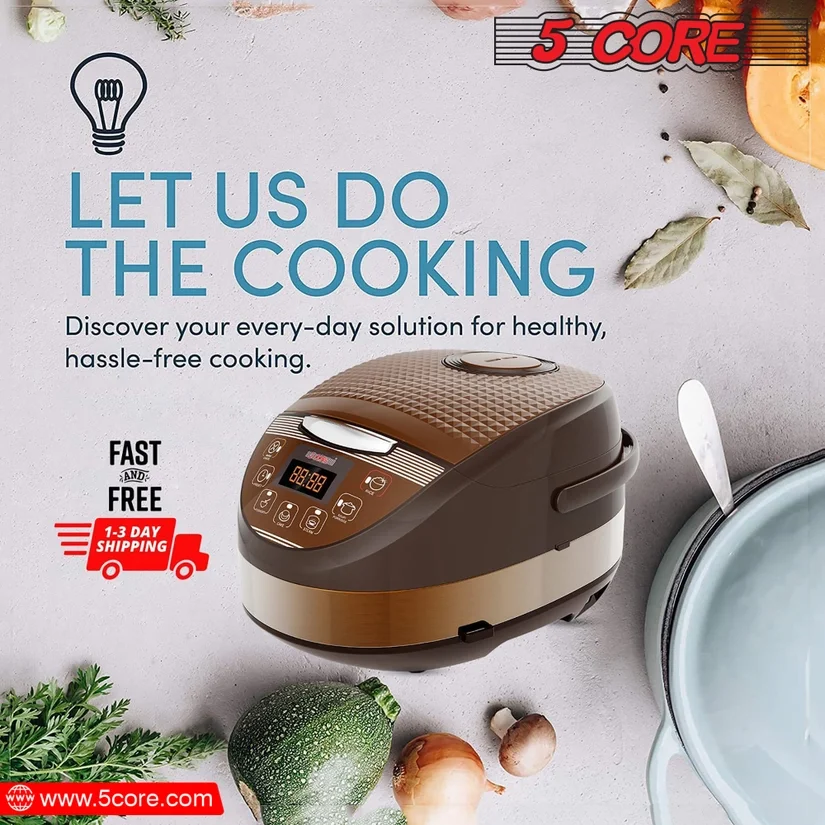 Asian Rice Cooker Electric Rice Maker W 15n1 Touch Screen