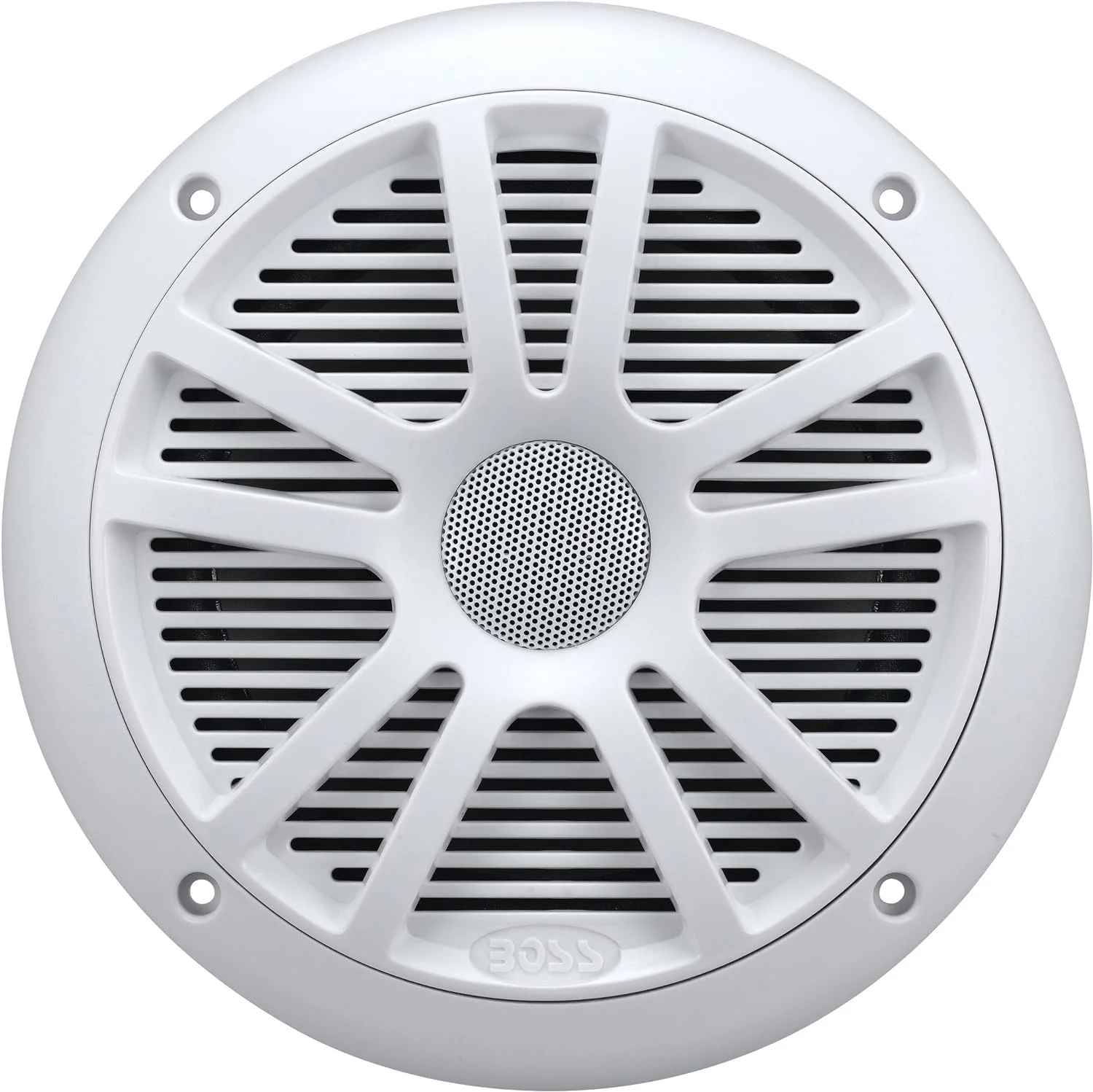 BOSS Audio Systems MR6W 6.5 inch Marine Boat Stereo Speakers - 180 Watts (per pair), Coaxial, 2 Way, Full Range, 4 Ohms, Weatherproof, Sold in Pairs