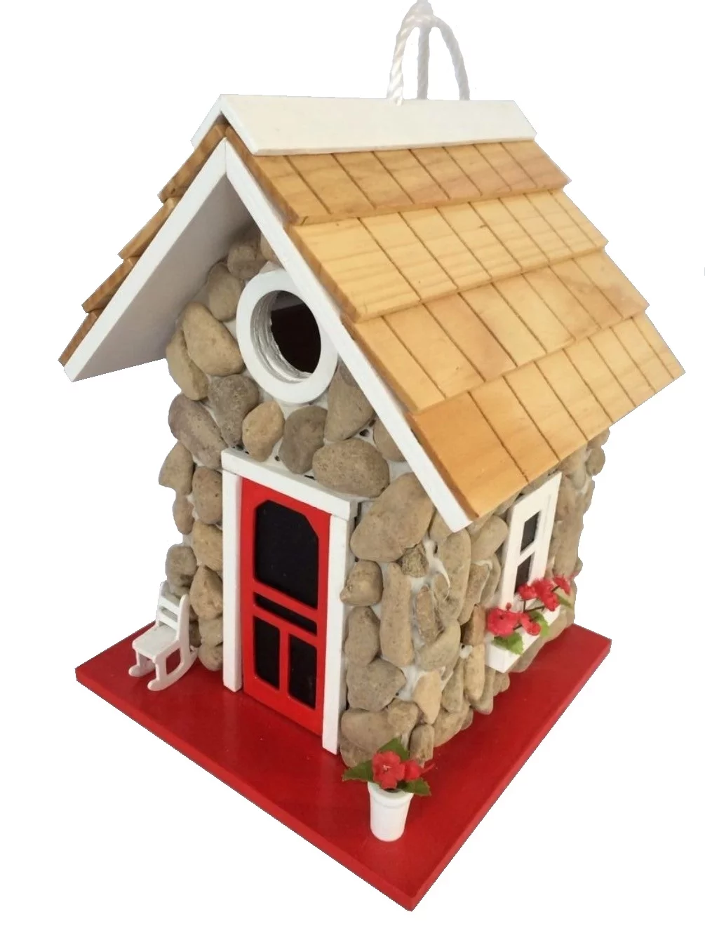 Home Bazaar Fieldstone Guest Cottage Birdhouse