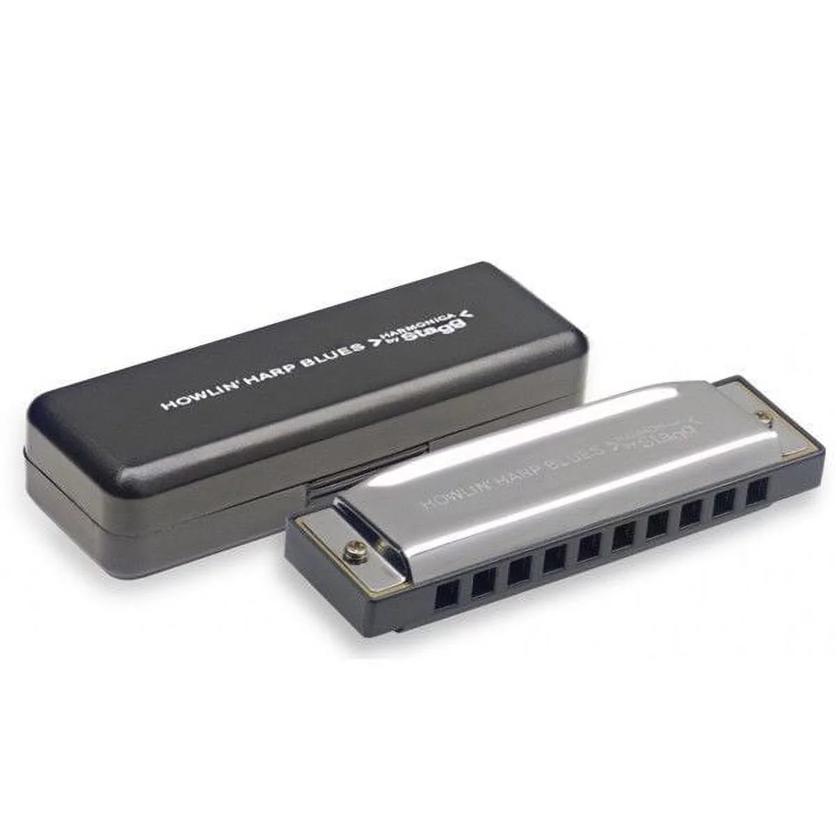 Stagg Model BJH-B20 F - Diatonic Howlin Harp Blues Harmonica, Key of F - NEW