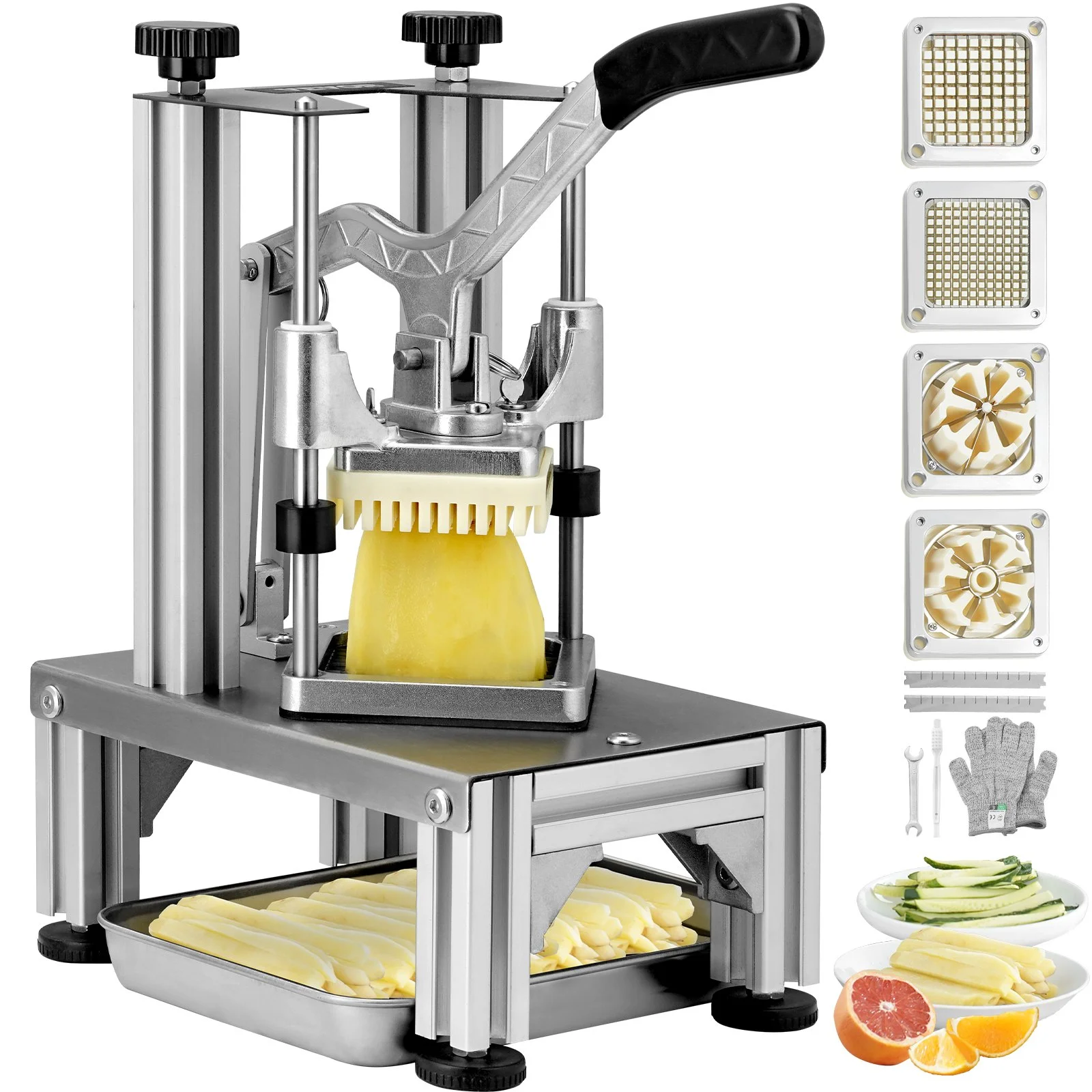 VEVOR Commercial Vegetable Dicer with 4 Blades