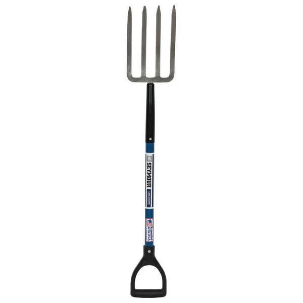 Seymour D-Grip 4-Tine Forged Spading Fork