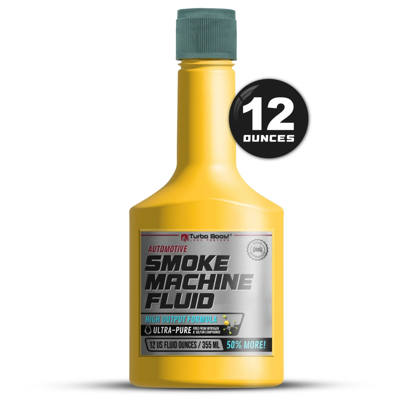 12 OZ Value Size Fluid - Premium Refill Solution for Automotive Smoke Machine Leak Detectors - for EVAP Diagnostics, Engine/Intake/Exhaust - Made in The USA! Clean Pure and Thick Smoke