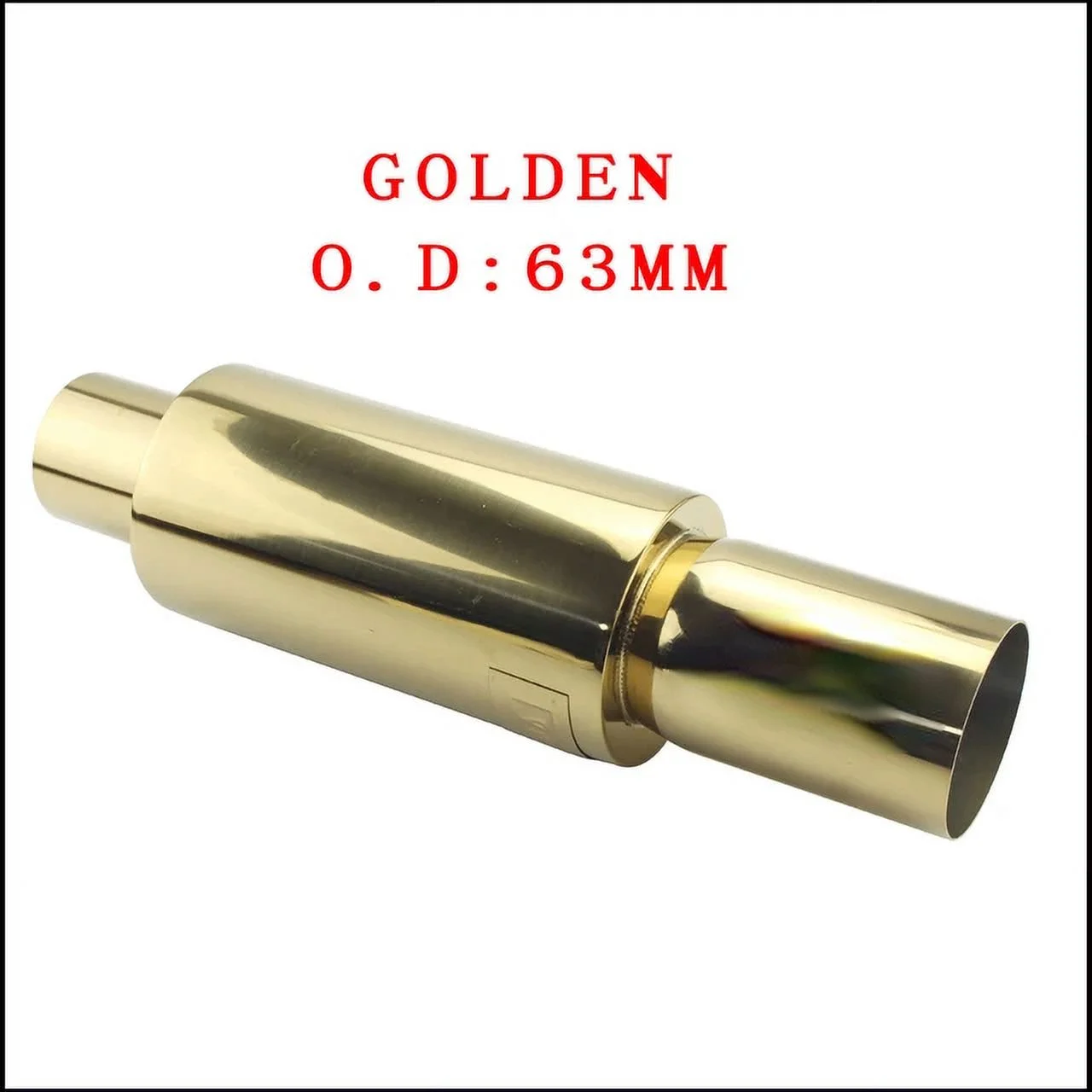 2024 exhaust pipe mufflers tail  High Quality stainless steel Exhaust Systems racing Mufflers 2”2.5”To 3” blue silver