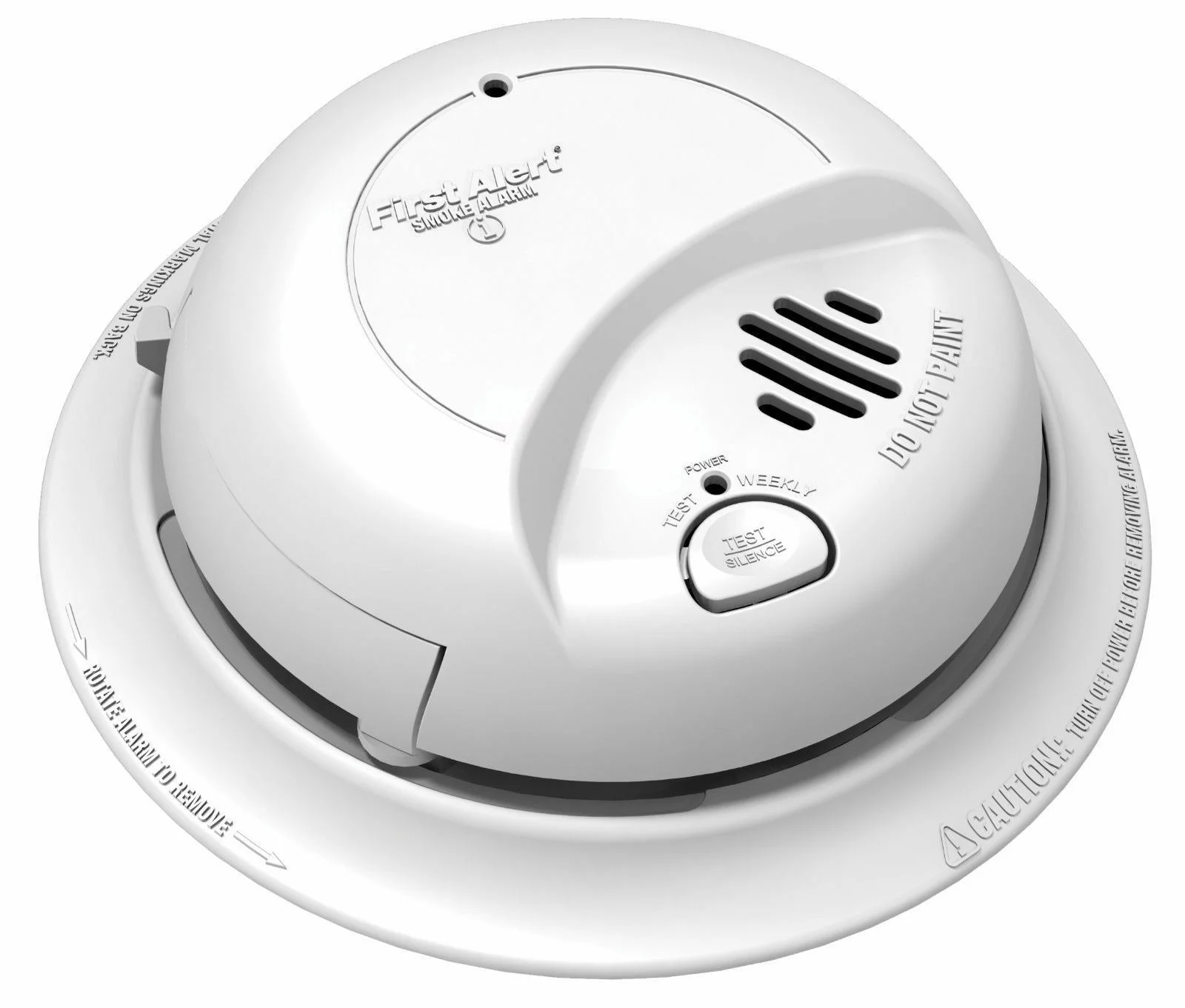 First Alert 9120B Smoke Detector & Alarm, AC Powered Battery Backup