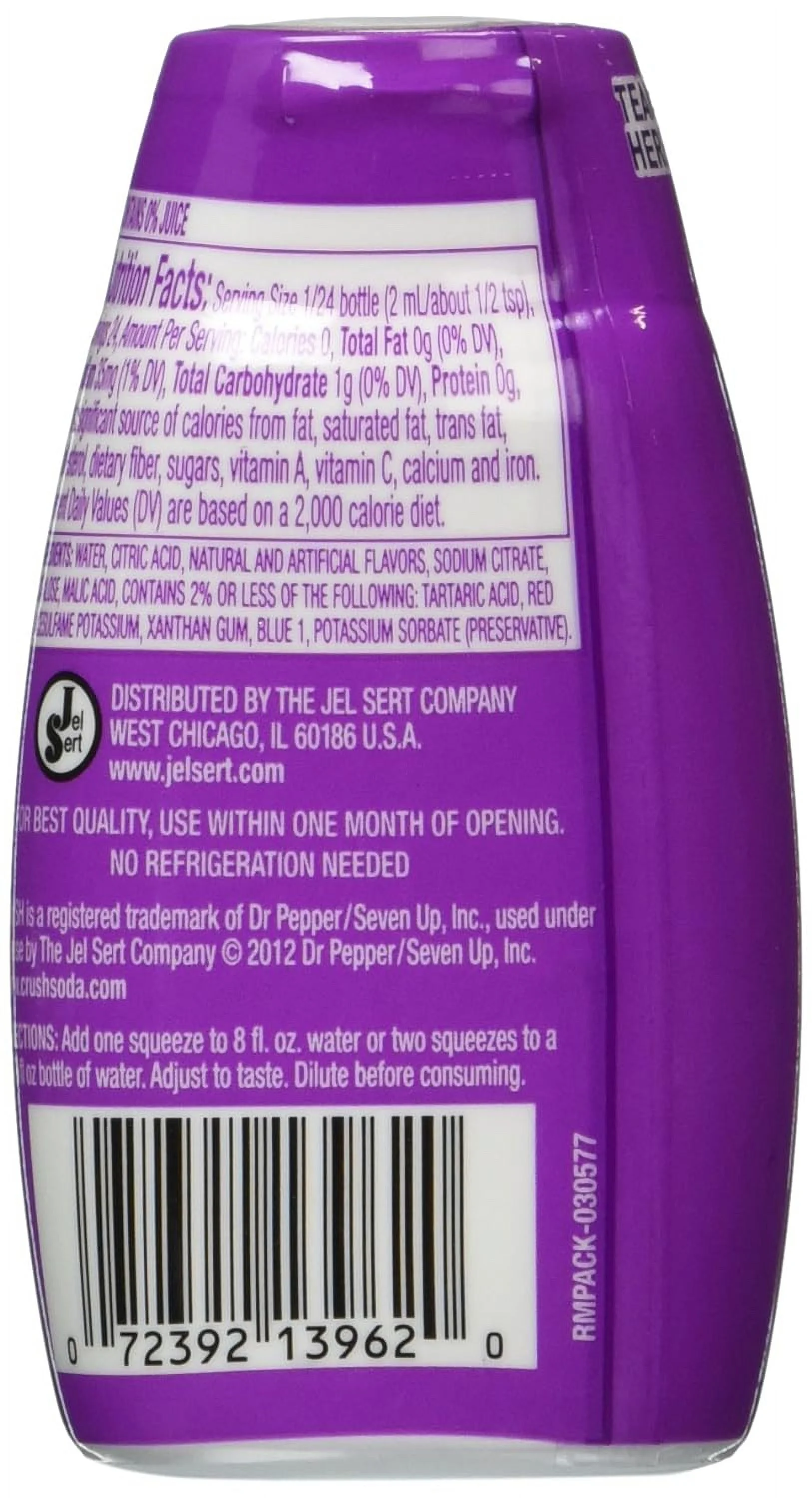 Crush Grape Liquid Water Enhancer, 4 Count
