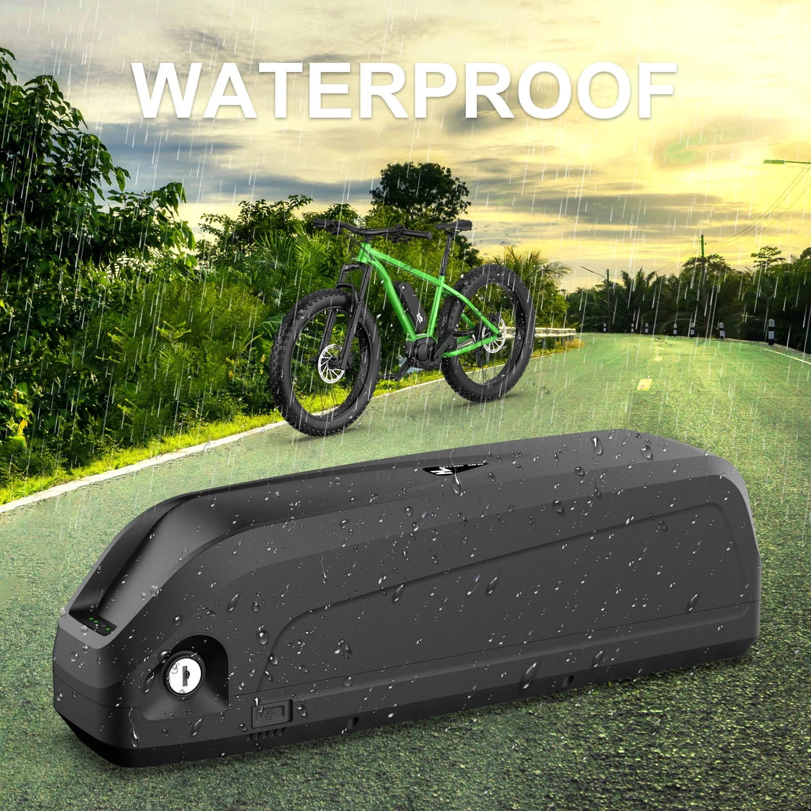 BVSLTUK 52V Ebike Battery, 52V 20Ah Lg4800 Cell Electric Bike Battery for 200W-1600W Bafang Aw Ancheer Voilamart and Other Motors Eletric Bicycle Battery.