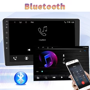 Binize double din car stereo 9inch Android10 Featuring CarPlay,Android Auto,Mirrorlink,Supports backup camera,Bluetooth,SWC,EQ setting