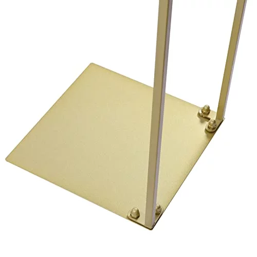 Wedding Arch Backdrop Stand Balloon Arch Frame Stand Square Flower Arch Backdrop Stand Wedding Archway Frame Metal Garden Archway Outdoor Flower Arbor Arch for Wedding Ceremony, Christmas Party