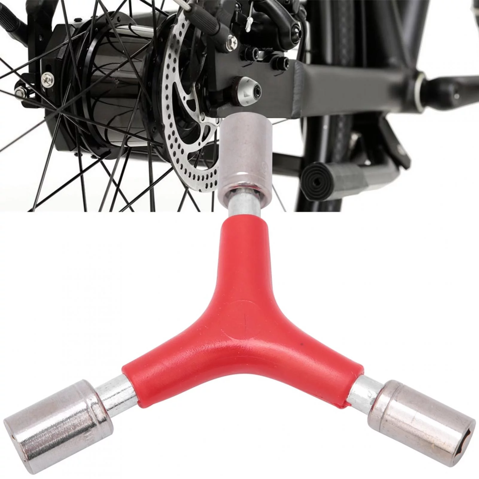 Heitune 3PCS Y Shape External Hex Socket Triangular Wrench 4-5-6 Bicycle Cycling Spanner Bike Combination Repair Tools ((Triangle sleeve 8-9-10))