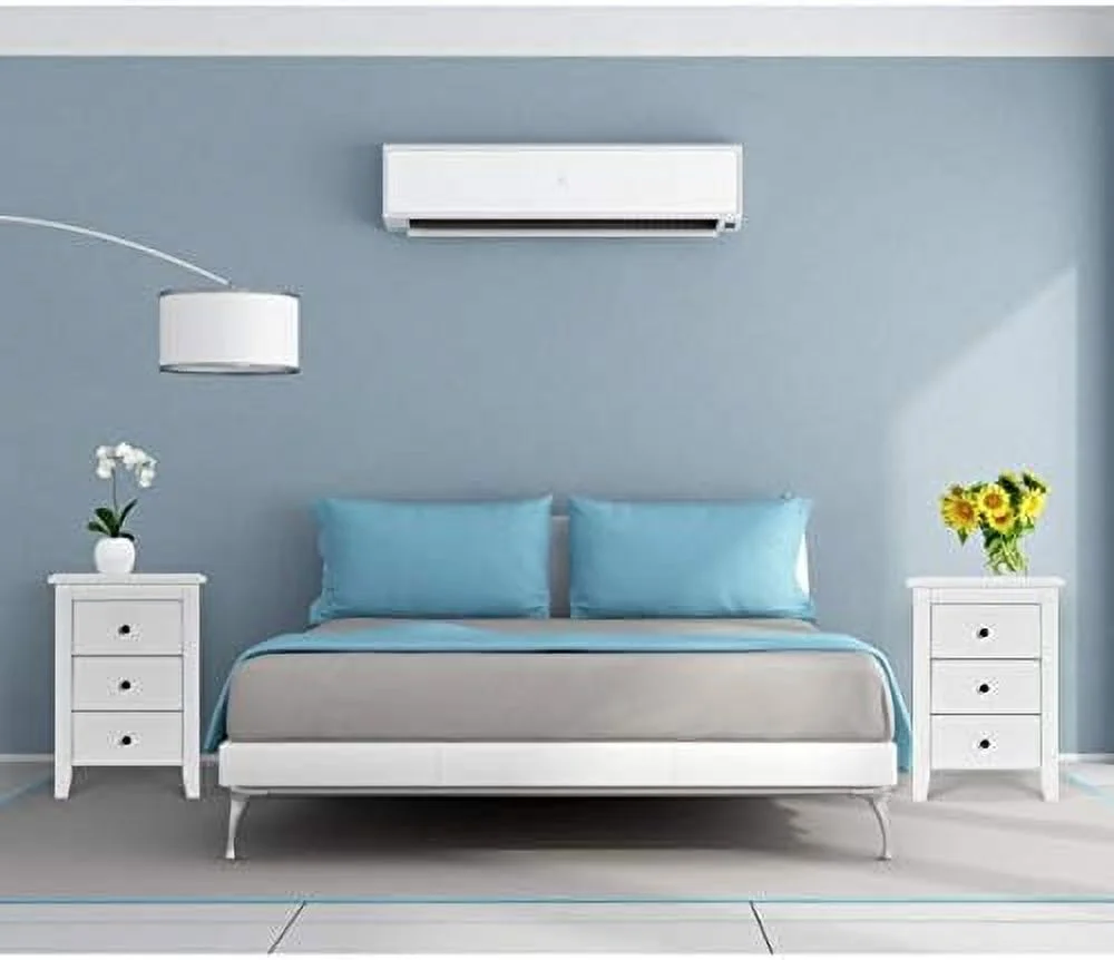 SQFGHB Nightstand   with 3 Drawers  Bedroom Side  Cabinet Wooden End Table Accent Table Solid Wood Legs (White  1 Pic)