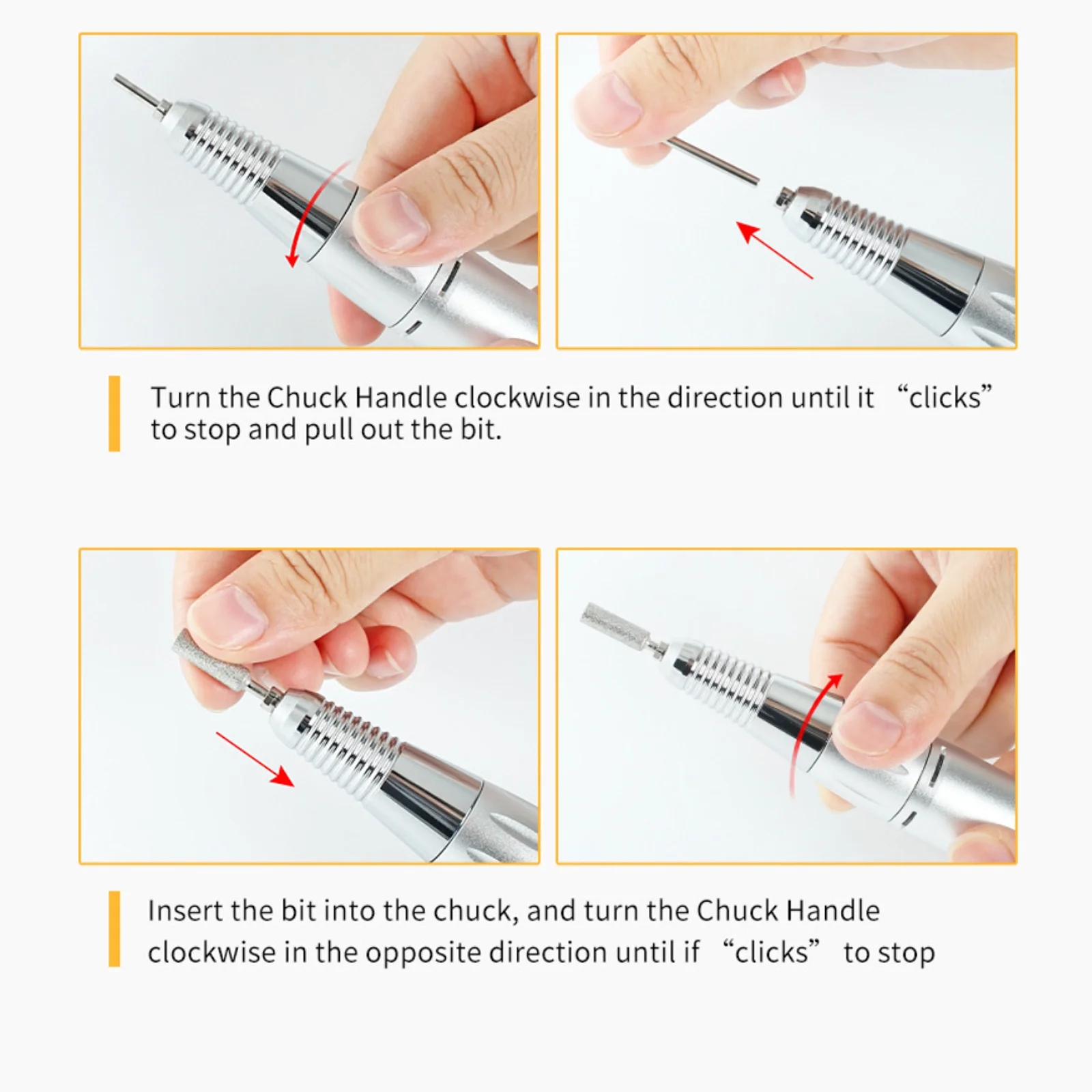 Dazzduo Drill Machine,Pedicure Tool Nail Drill Tool 2 Drill OWSOO Kit 30000RPM Drill 30000RPMSalon-Quality Pen Manicure Pedicure