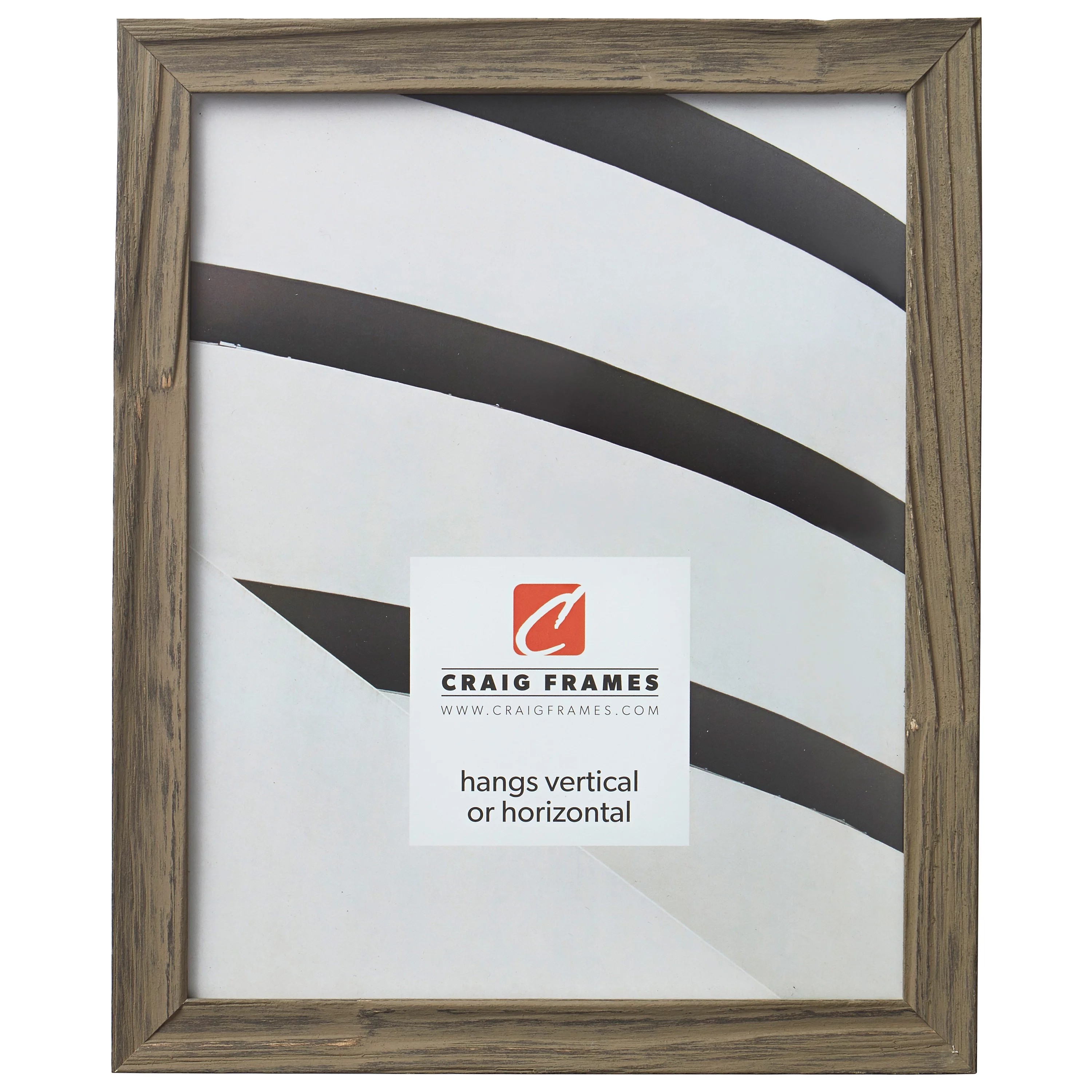 Craig Frames Hausbarn, 14x18 inch Picture Frame, Wolf Grey Barnwood