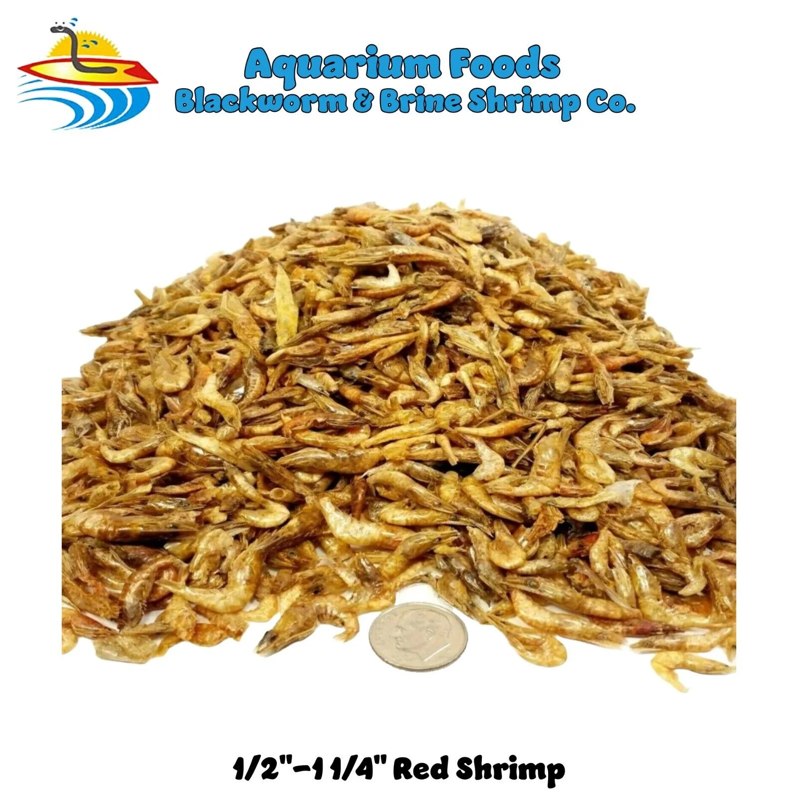 Freeze Dried Red Shrimp 1/2