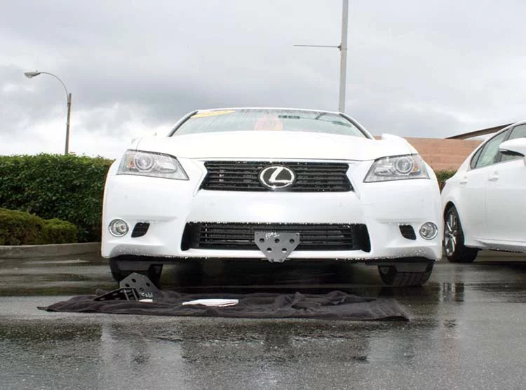 STO N SHO Front License Plate Bracket Compatible with 2016 Lexus GS350 Sedan (SNS95)