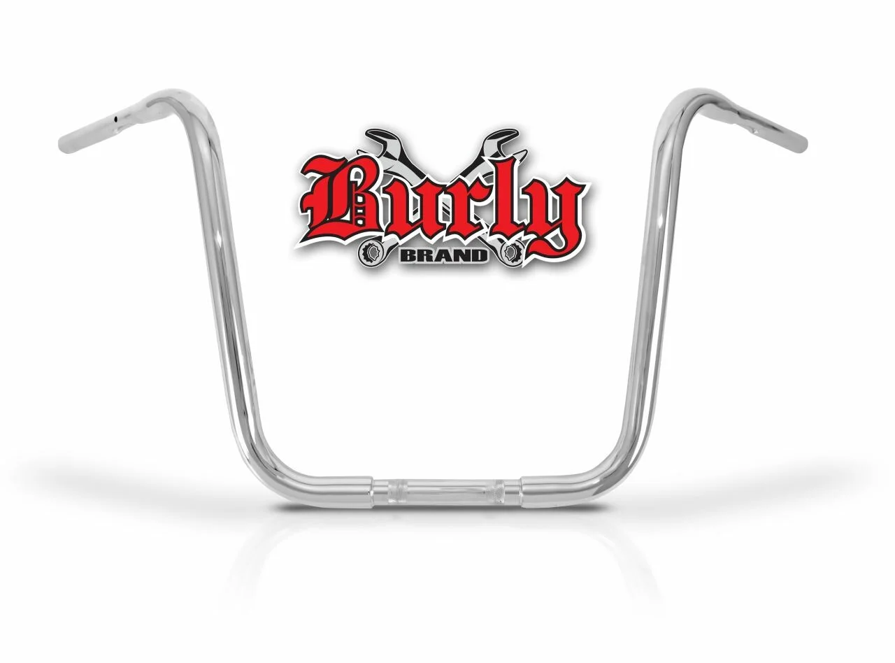 Burly Brand B28-344T 1-1/4in. Gorilla Ape Burly Handlebar - Chrome