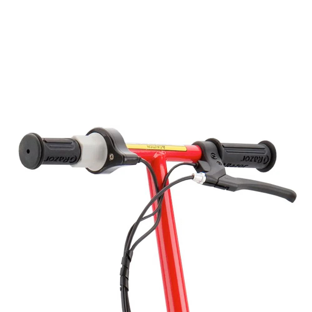 Razor E300 Rechargeable Electric 24 Volt Motorized Ride On Kids Scooter, Red