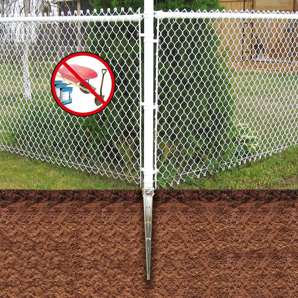 Pylex Ground Spike fits 1-1/2 in. - 1-5/8 in. Adjustable Spytek Round Post