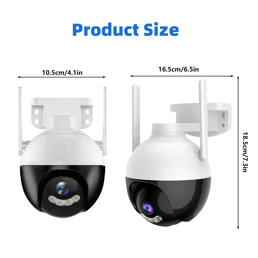 Security Camera,DFITO 5G Wi-Fi Home Security Camera System,2-Way Audio Night Vision, Waterproof