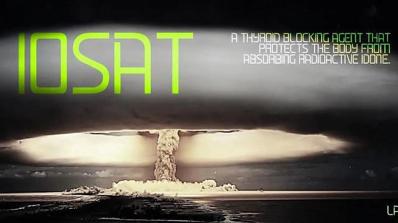 IOSAT Potassium Iodide Tablets, 2 Packets of 14 Tablets Each, Dosage for Thyroid Protection for 2 Adults