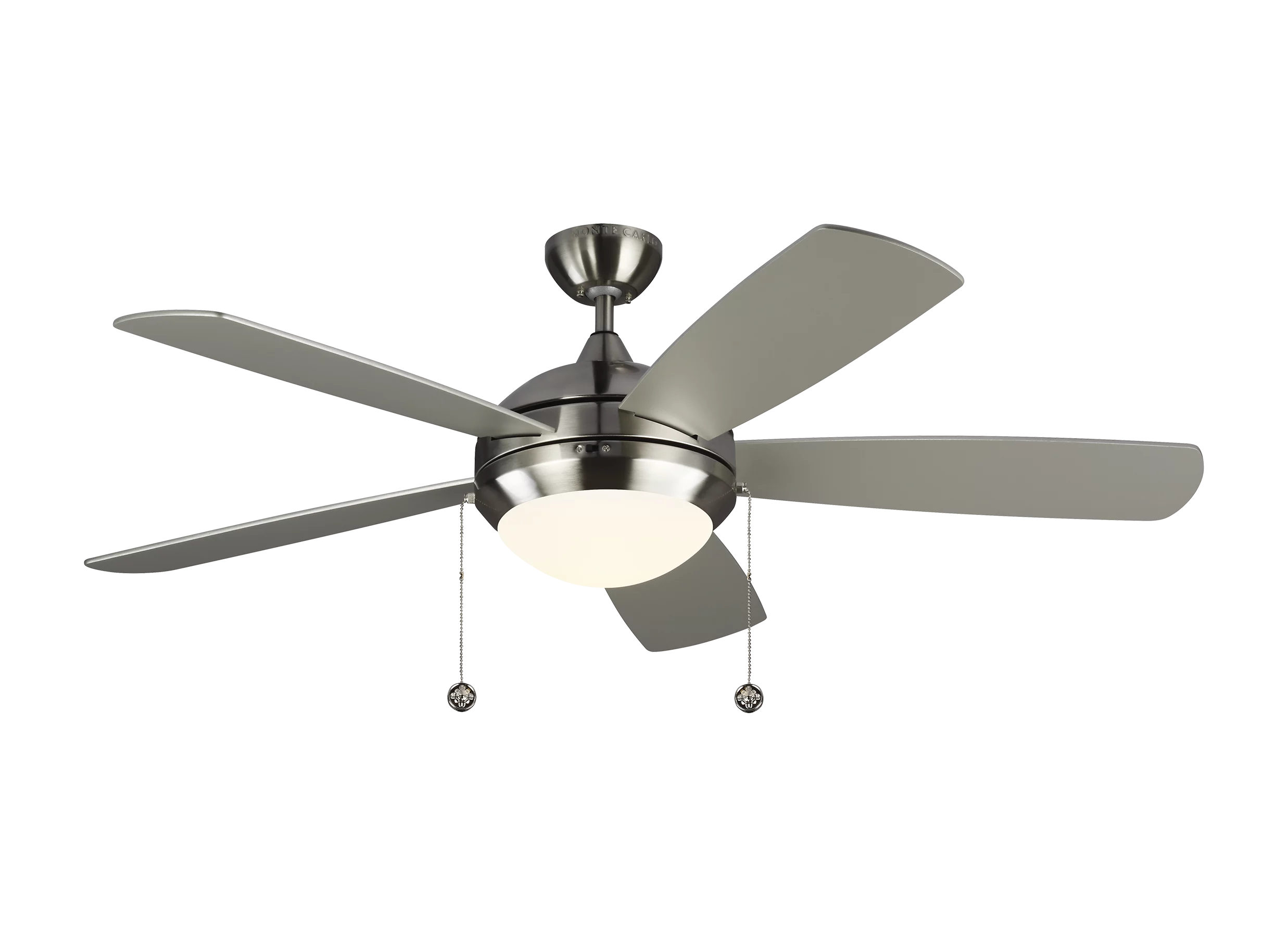 Classic 52 inch Ceiling Fan with Light Kit Transitional 5 Blade Ceiling Fan with Led Light-White Finish Bailey Street Home 96-Bel-3395027