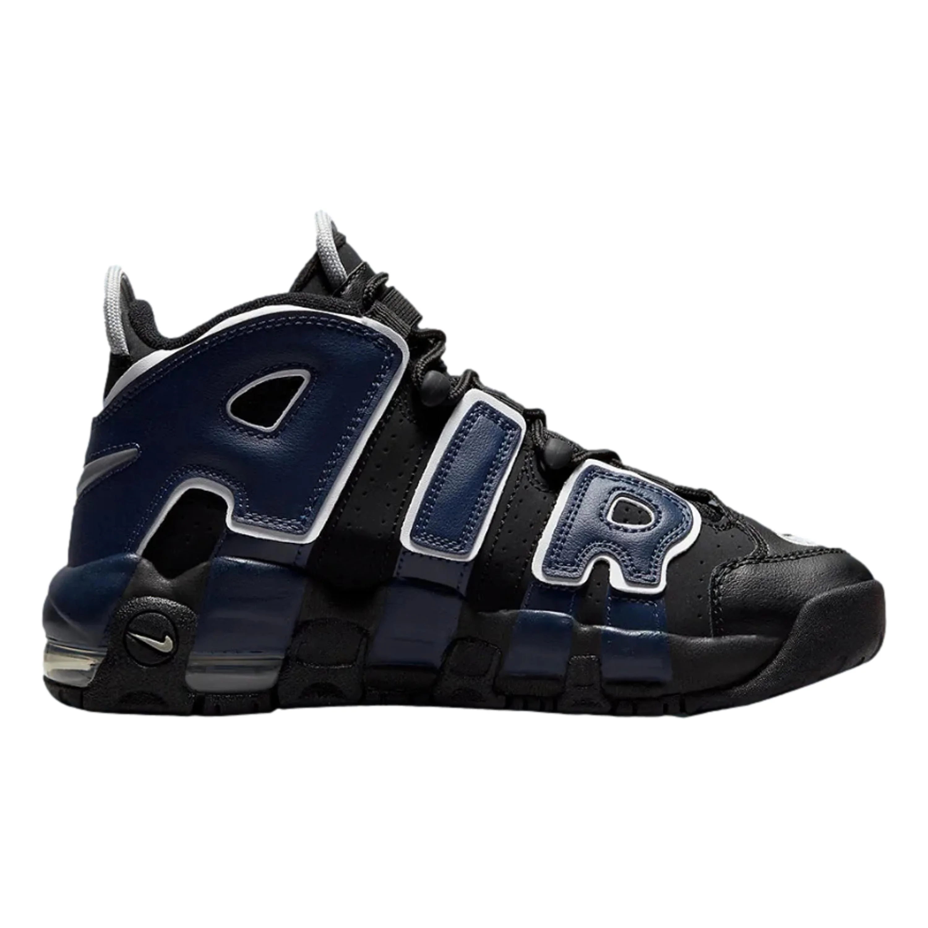 Nike Air More Uptempo Black/University Red DM0017-001 Grade-School Size 7Y Medium